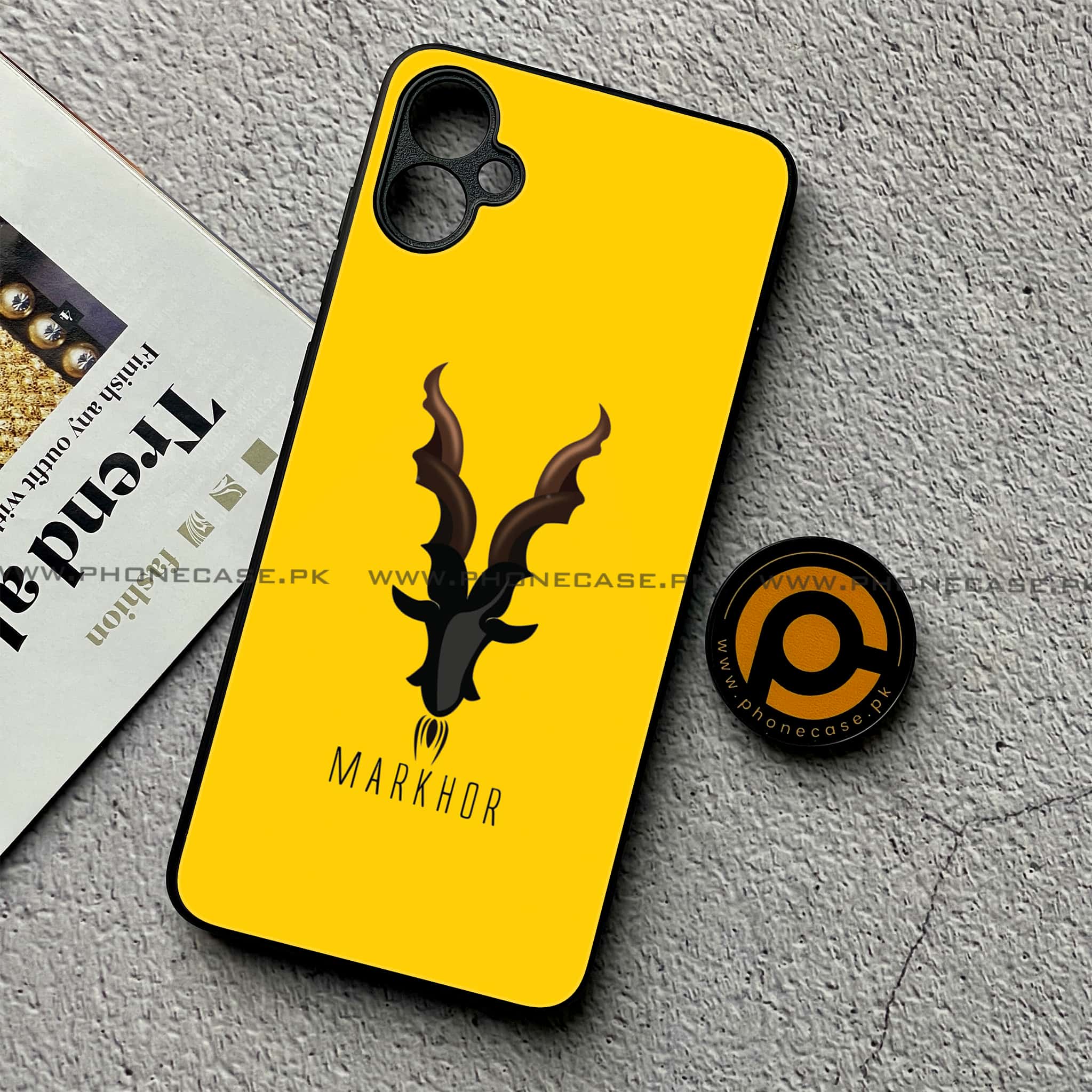 Samsung Galaxy A05 - Markhor Series - Premium Metal Printed soft Bumper shock Proof Case