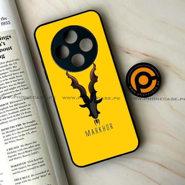 Oppo F27 Pro - Markhor Series - Premium Metal Printed soft Bumper Shock Proof Case