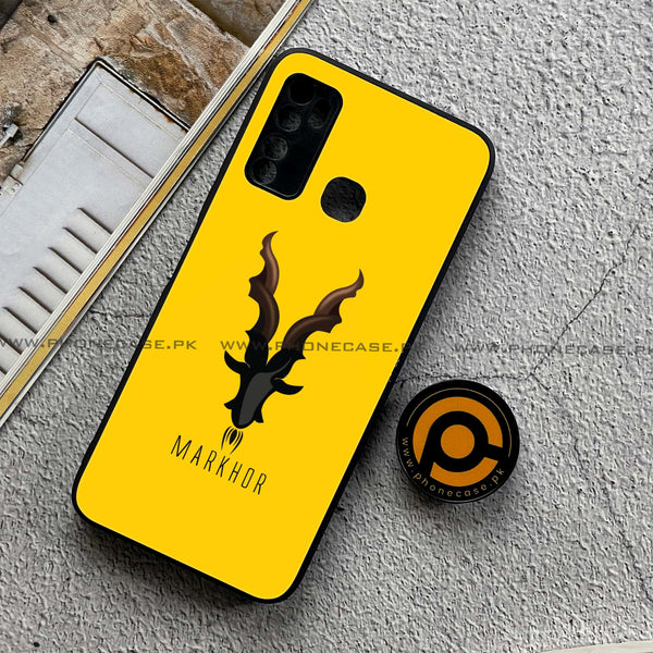 Infinix Note 7 Lite - Markhor Series - Premium Printed Metal soft Bumper shock Proof Case