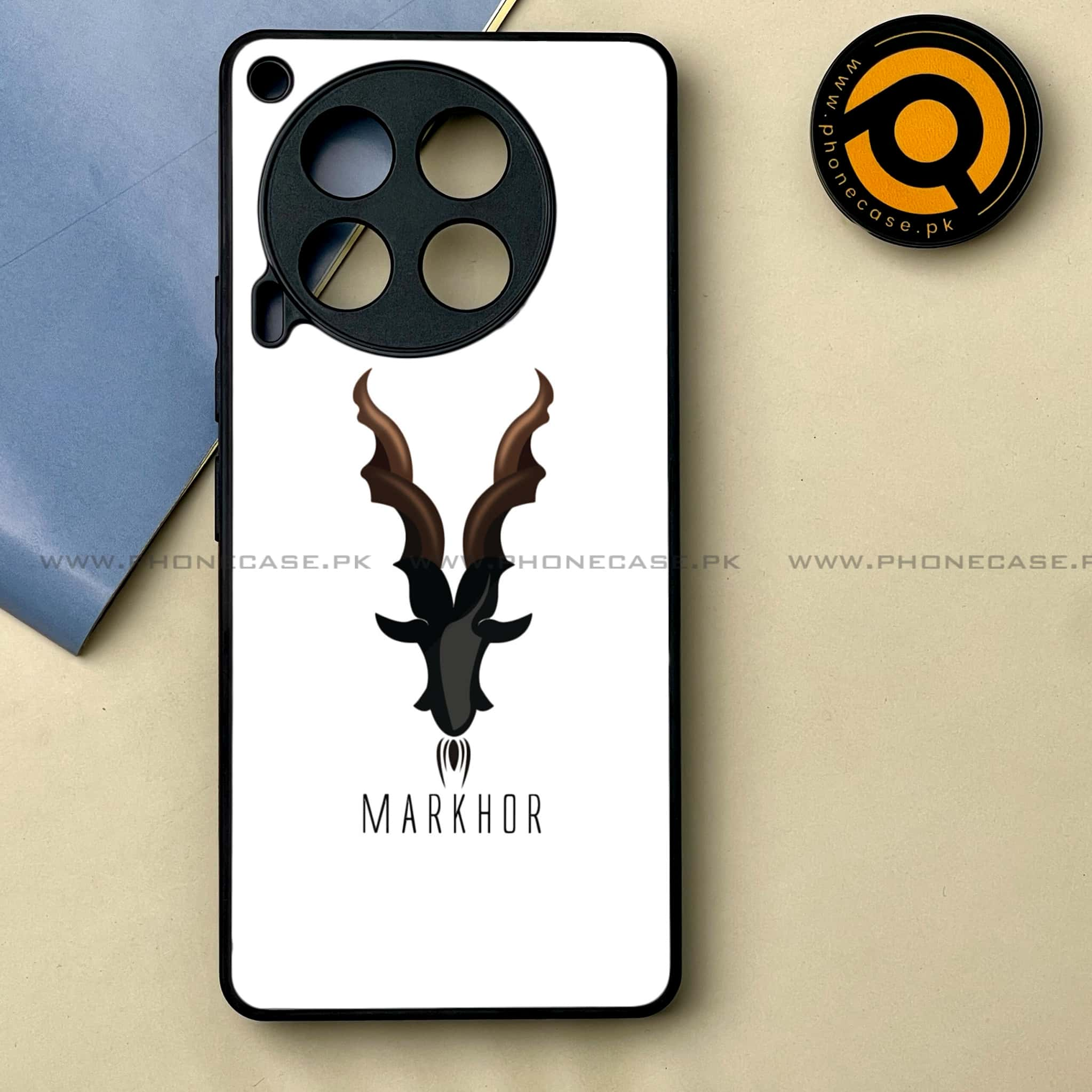 Tecno Camon 30 - Markhor Series -  Premium Printed Metal soft Bumper shock Proof Case