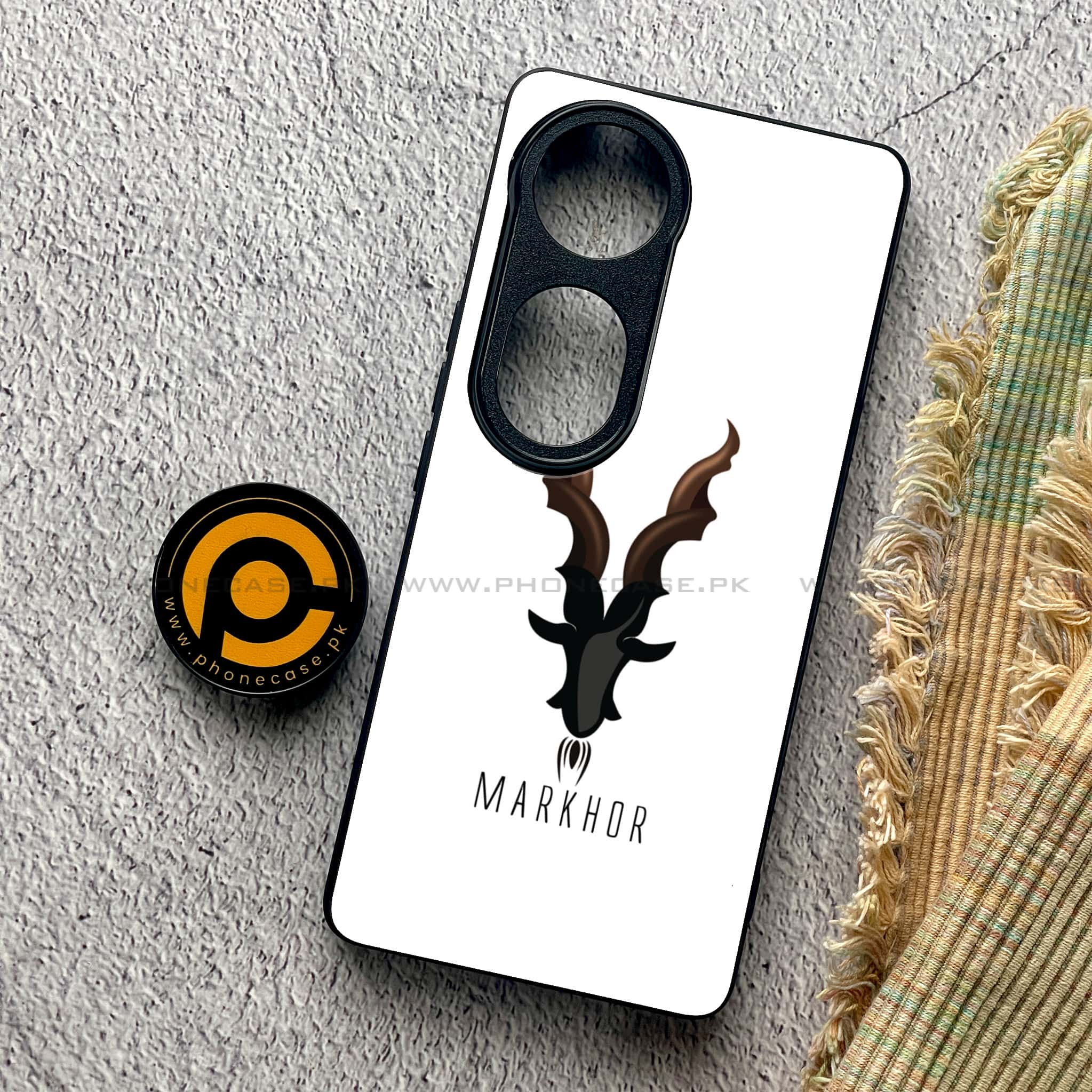Vivo V40 Pro - Markhor Series - Premium Metal Printed soft Bumper shock Proof Case