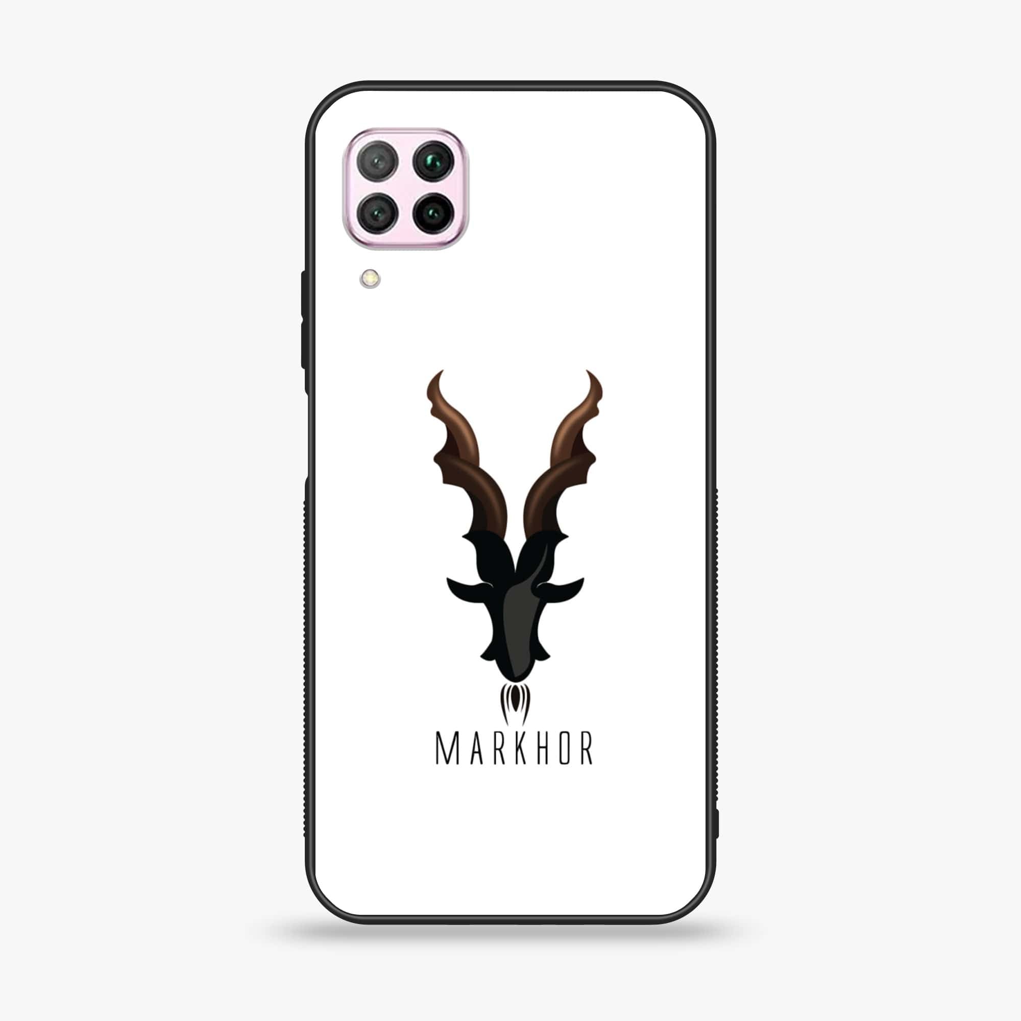 Huawei Nova 7i - Markhor Series - Premium Printed Glass soft Bumper shock Proof Case