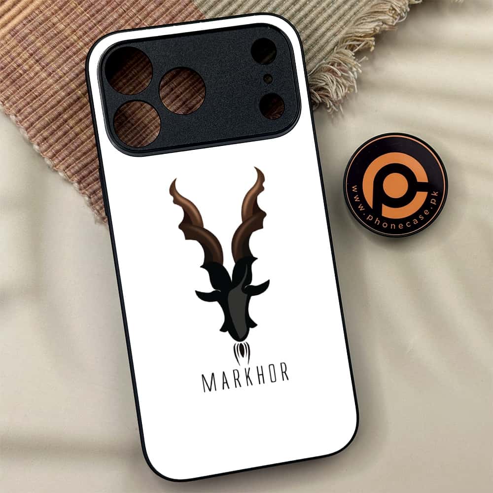 iPhone 17 Pro Max - Markhor Series - Premium Metal Printed soft Bumper shock Proof Case