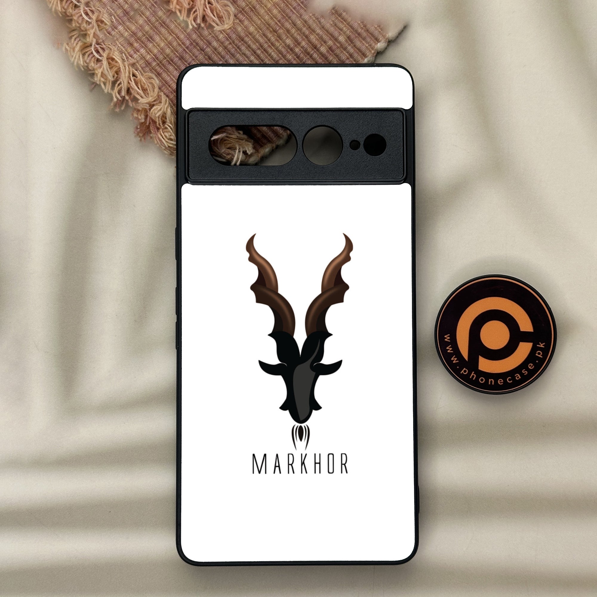 Google Pixel 7 Pro - Markhor Series - Premium Metal Printed soft Bumper Shock Proof Case