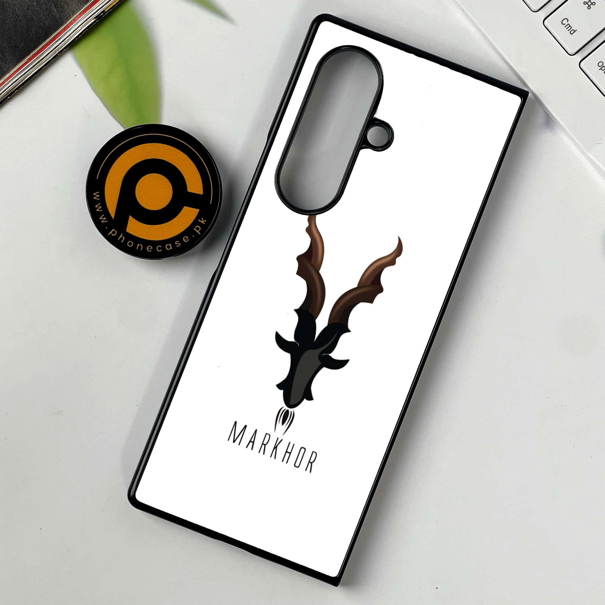 Samsung Galaxy Z Fold 7 - Markhor Series - Premium Metal Printed soft Bumper shock Proof Case