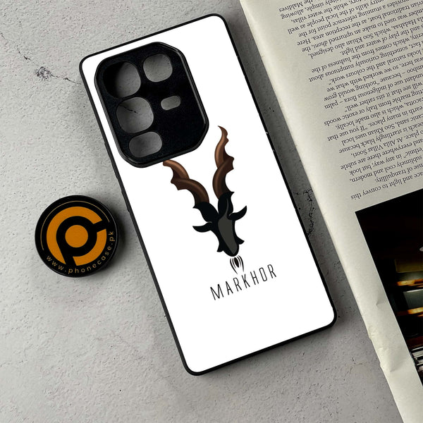 Infinix Note 50 Pro - Markhor Design 2  - Premium Metal Printed Soft Bumper Shockproof Case  CS-38773 CS-40676