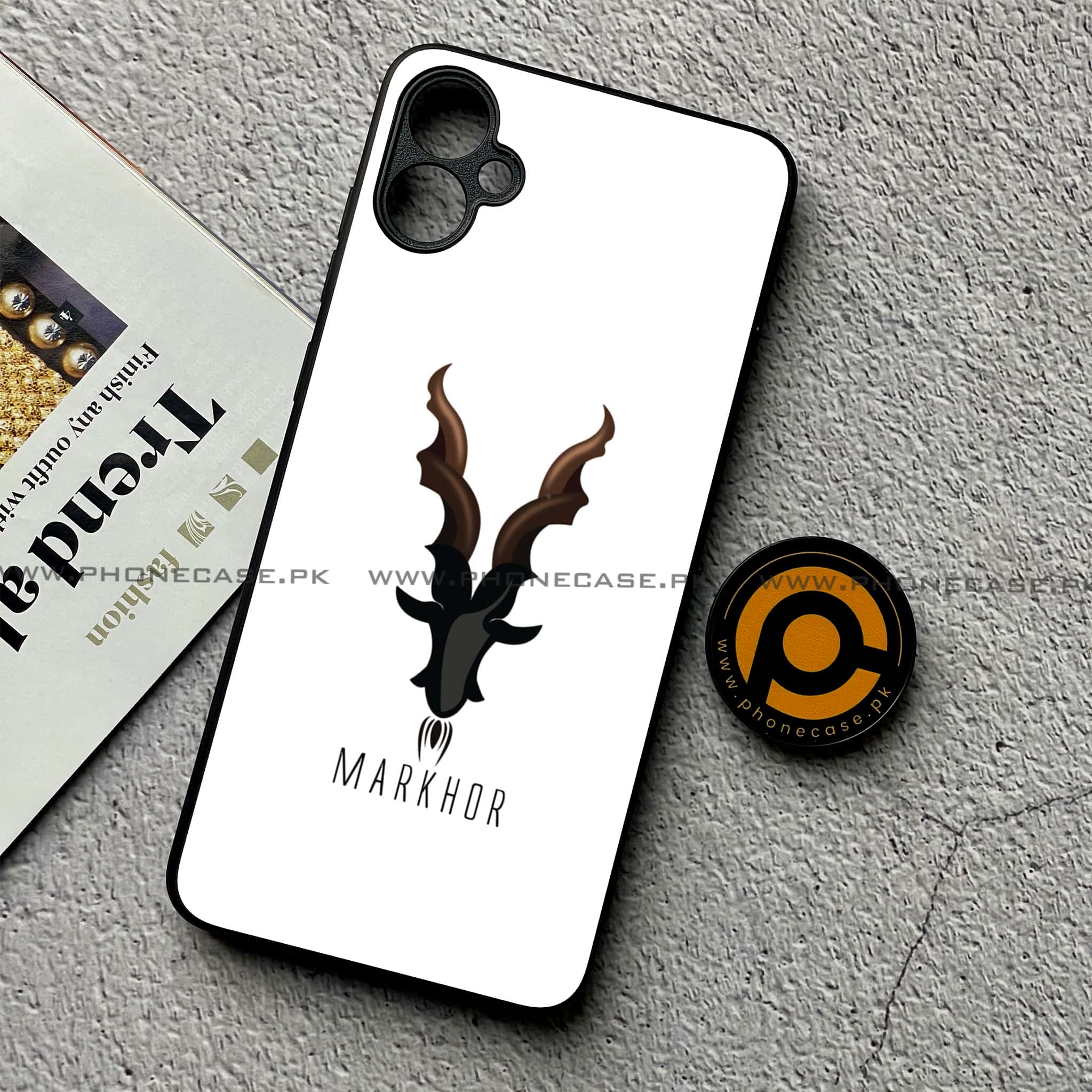 Samsung Galaxy A05 - Markhor Series - Premium Metal Printed soft Bumper shock Proof Case