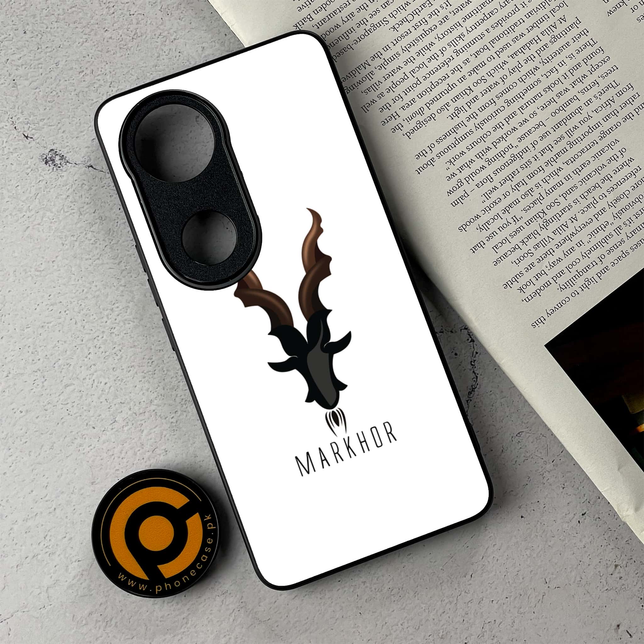 Vivo V50 - Markhor Series - Premium Metal Printed Soft Bumper Shockproof Case