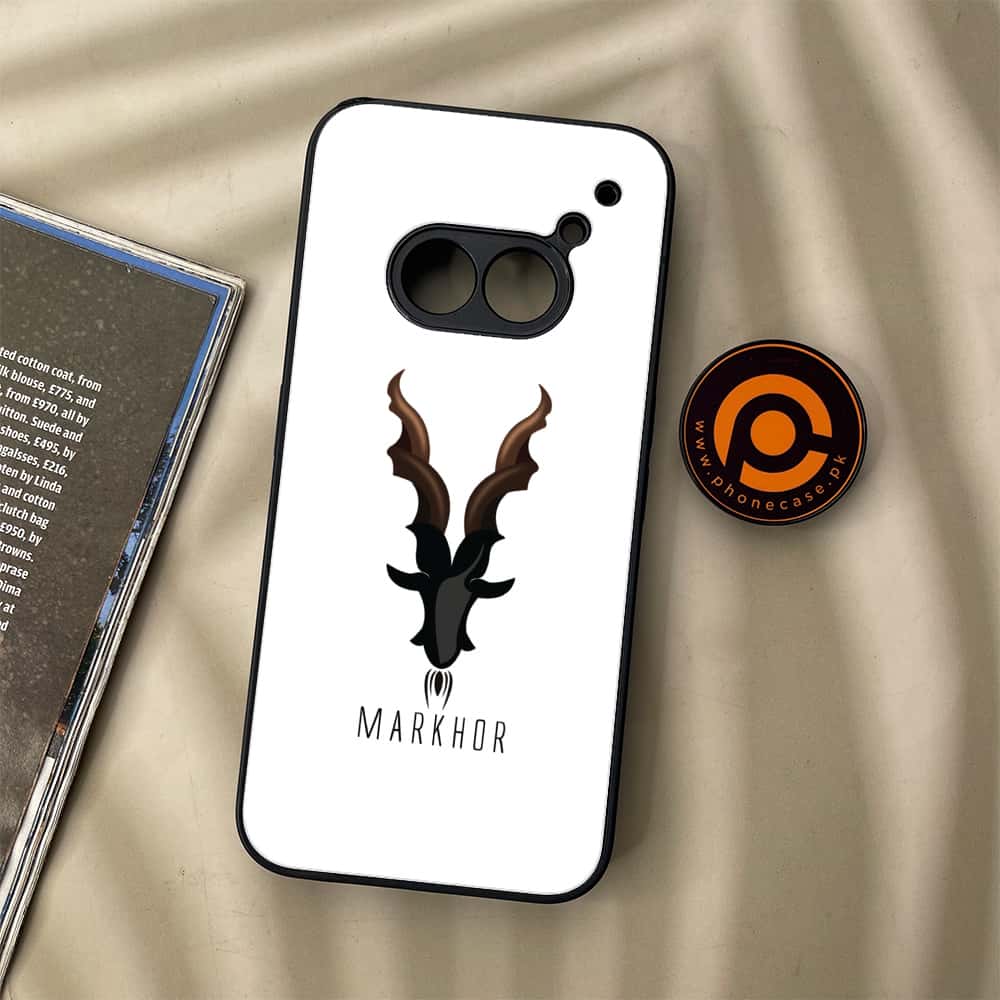 Nothing Phone (2a) - Markhor Series - Premium Metal Printed soft Bumper Shock Proof Case