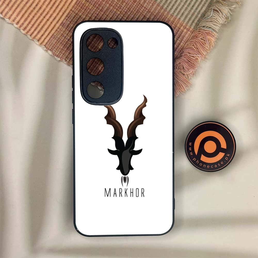 Tecno Spark 40 Pro Plus - Markhor Series - Premium Metal Printed soft Bumper shock Proof Case