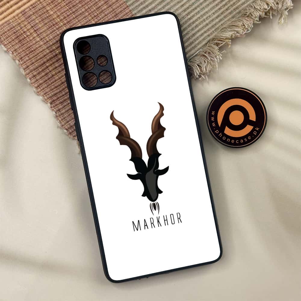 Samsung Galaxy A71 - Markhor Series - Premium Metal Printed soft Bumper shock Proof Case