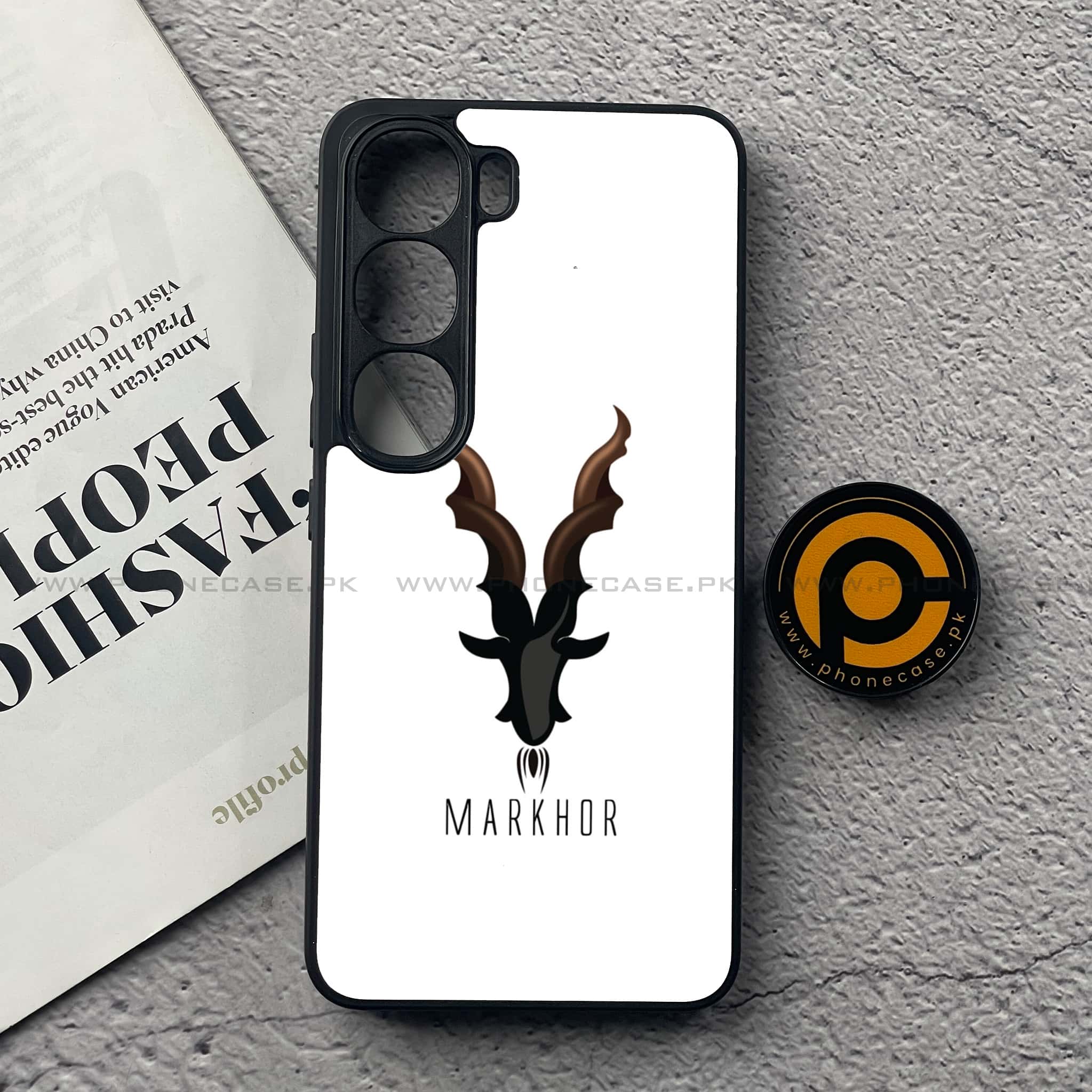 Vivo V40 Lite (IDN) - Markhor Series - Premium Metal Printed soft Bumper Shock Proof Case
