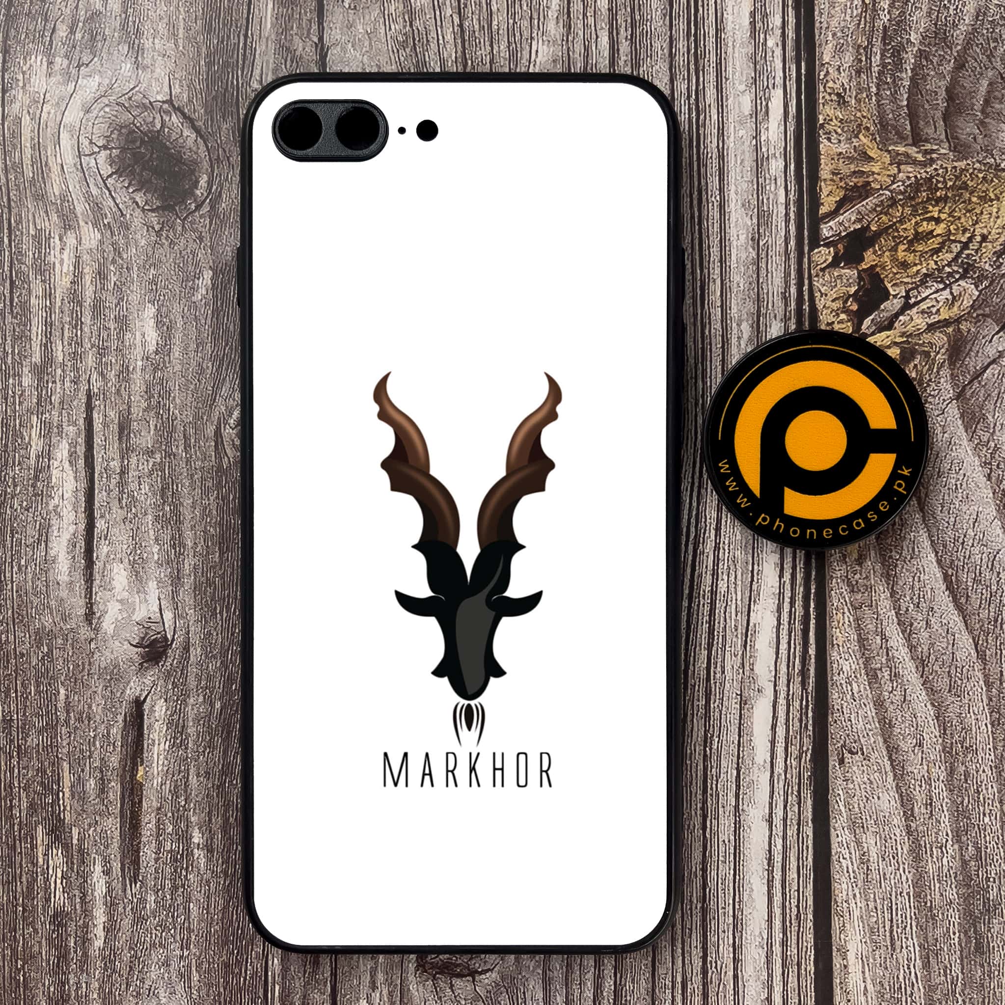 iPhone 7 Plus  - Markhor Series - Premium Metal Printed soft Bumper shock Proof Case
