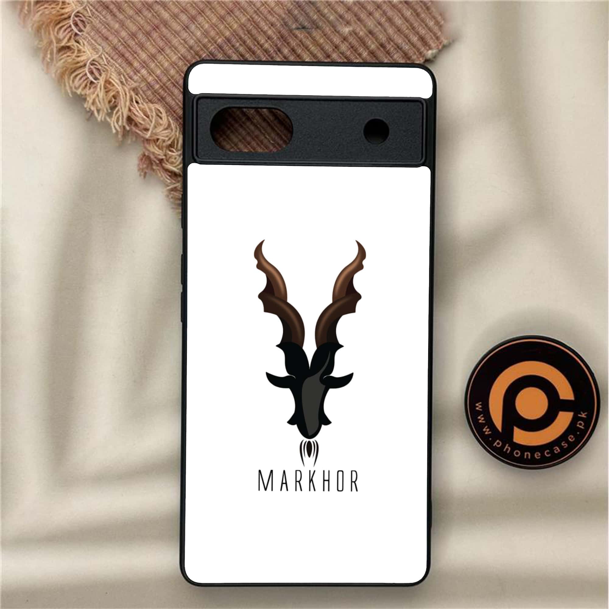 Google Pixel 6A - Markhor Series - Premium Metal Printed soft Bumper Shock Proof Case