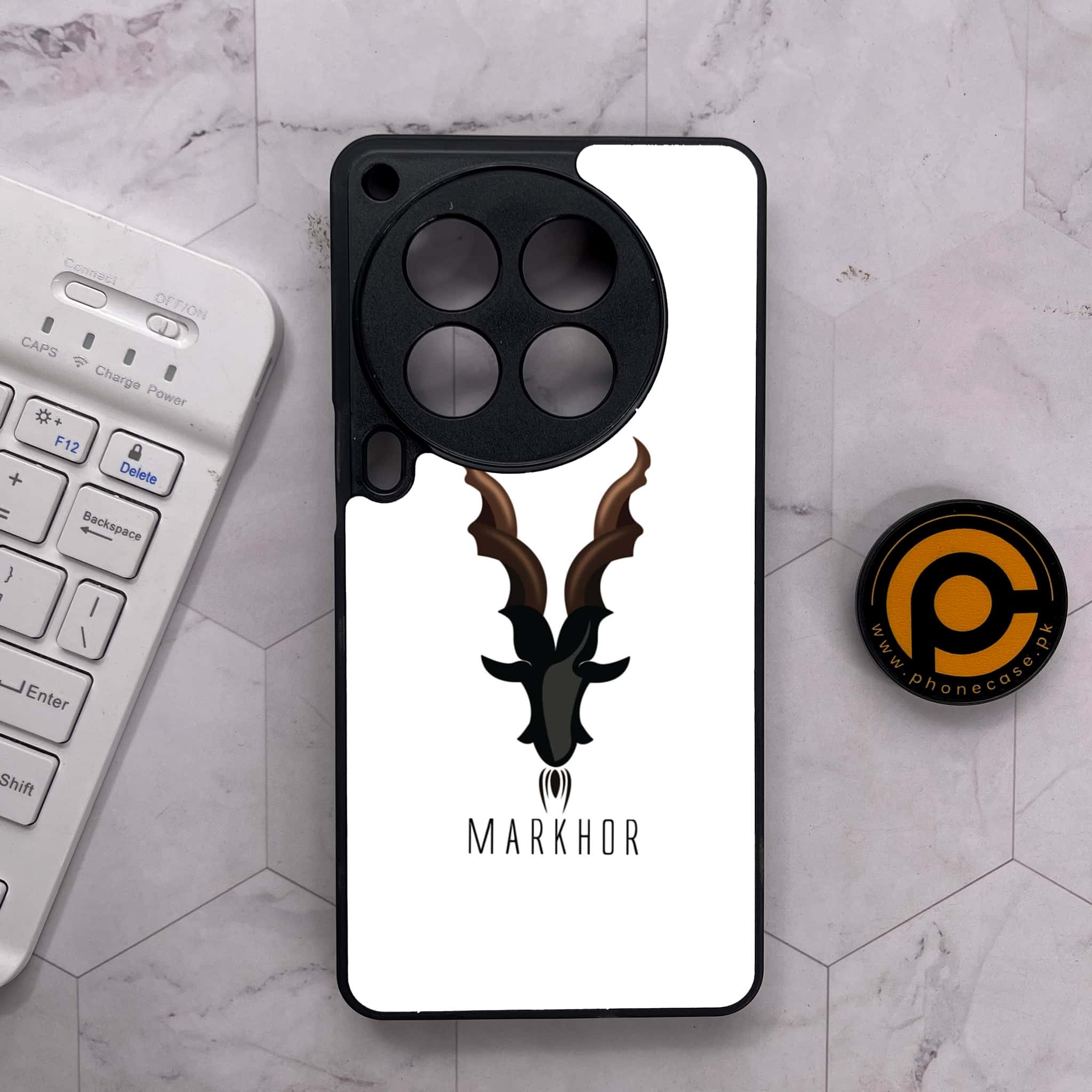 Tecno Camon 30 Premier - Markhor Series - Premium Metal Printed soft Bumper shock Proof Case