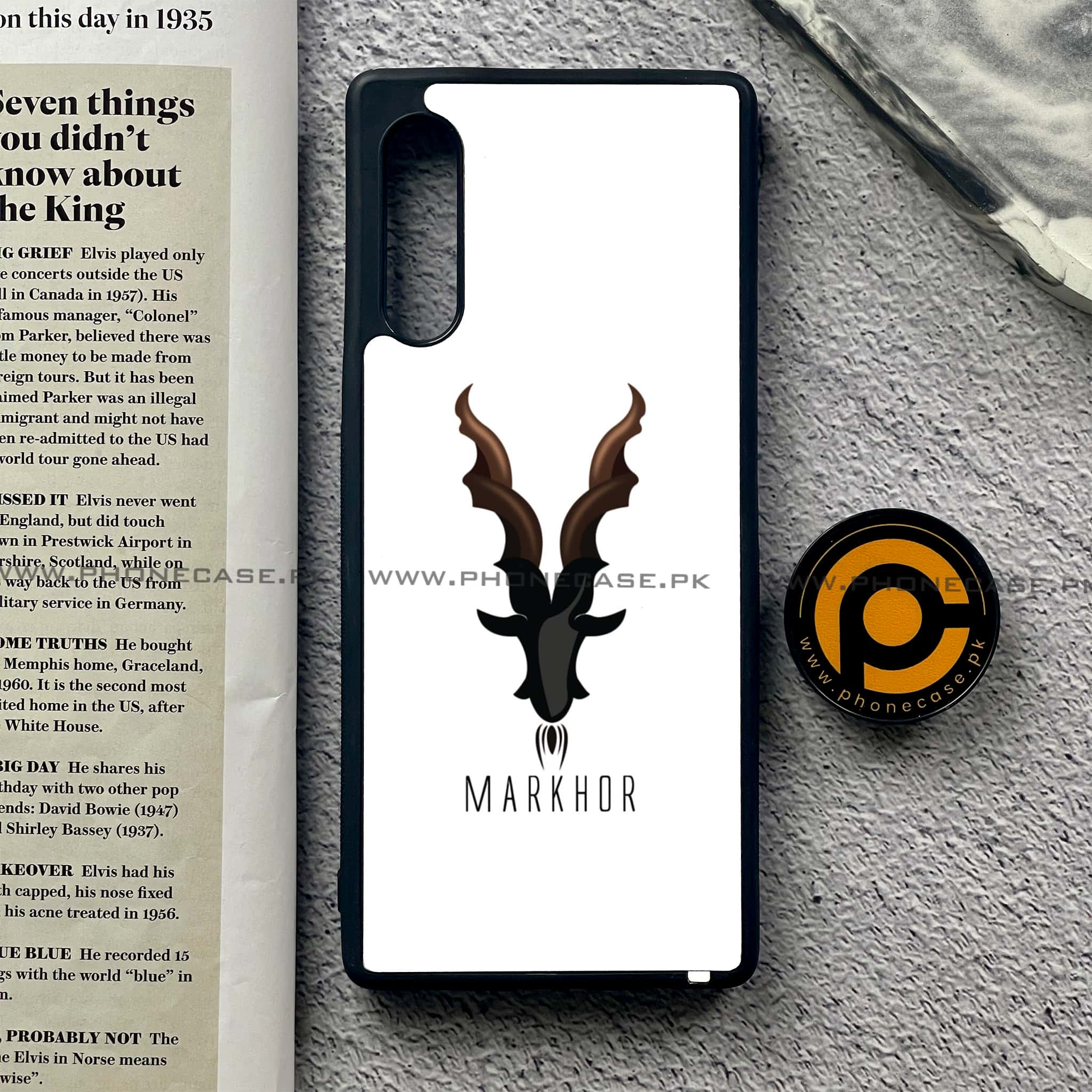 LG Velvet - Markhor Series - Premium Printed Glass soft Bumper shock Proof Case