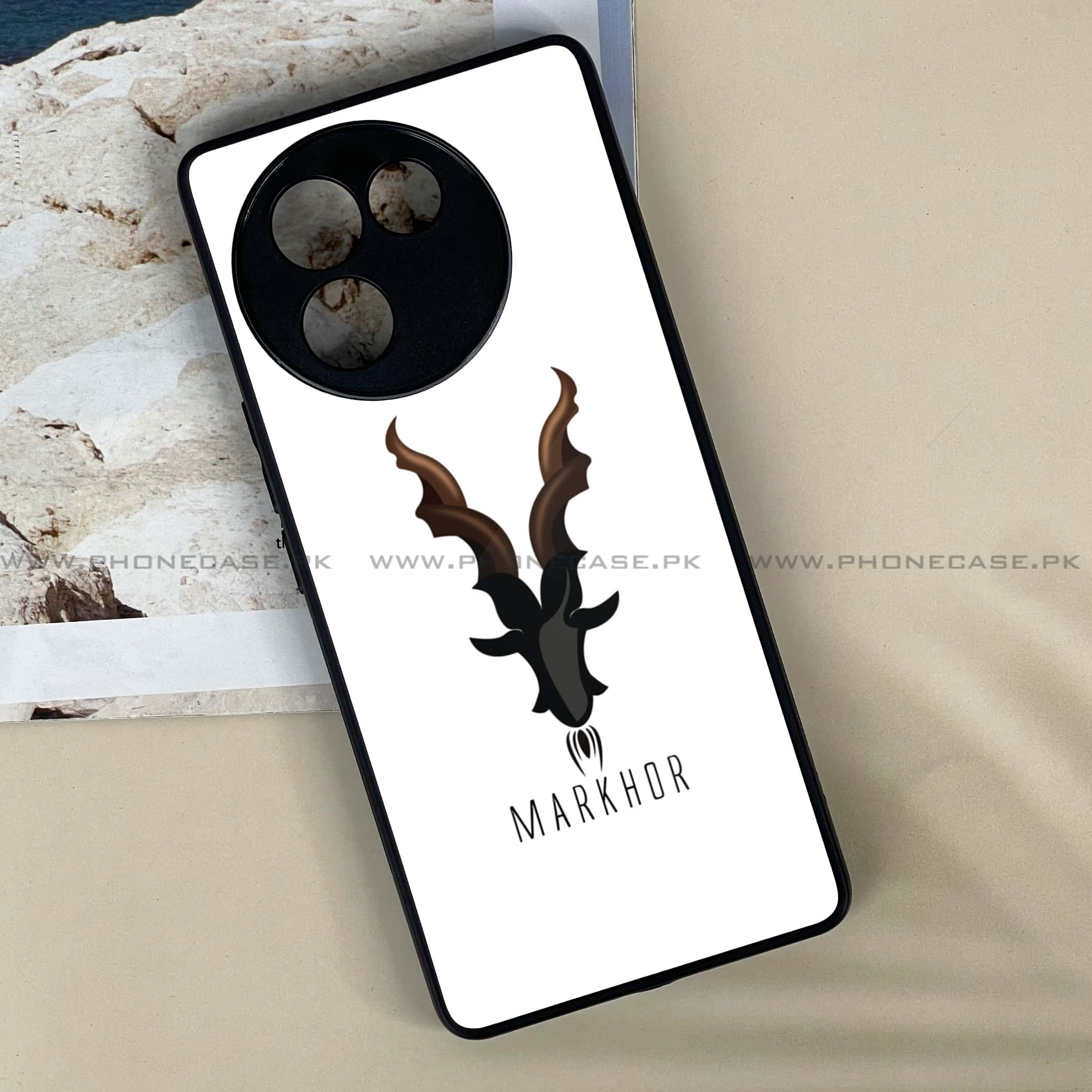 Vivo V30E - Markhor Series - Premium Printed Metal soft Bumper shock Proof Case