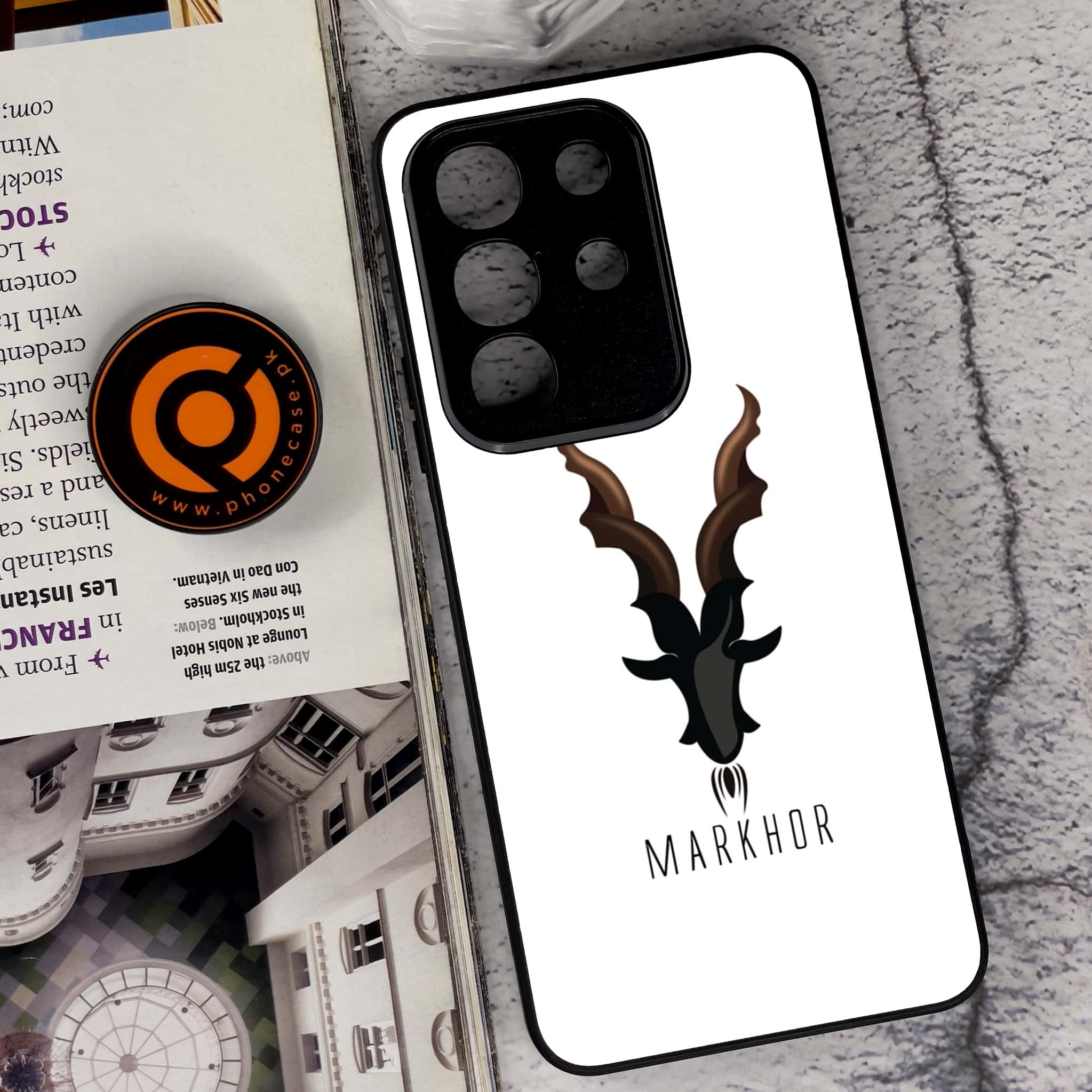 Vivo Y29 4G - Markhor Series - Premium Metal Printed soft Bumper Shock Proof Case