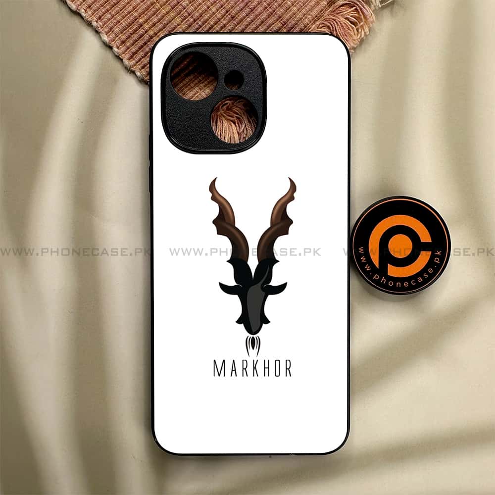 Tecno Spark 40C - Markhor Series - Premium Metal Printed soft Bumper shock Proof Case
