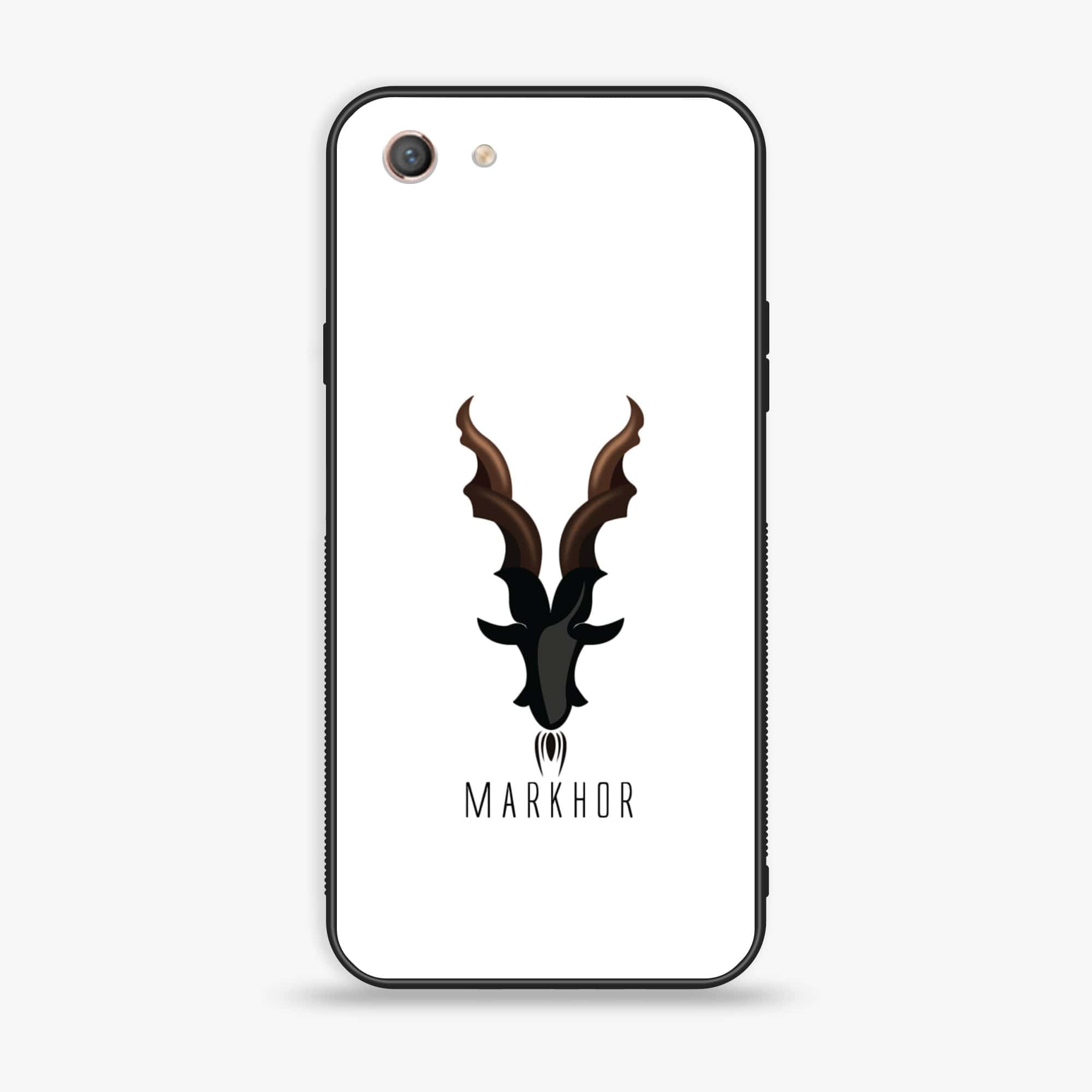 Oppo A71 (2018) - Markhor Series - Premium Printed Glass soft Bumper shock Proof Case