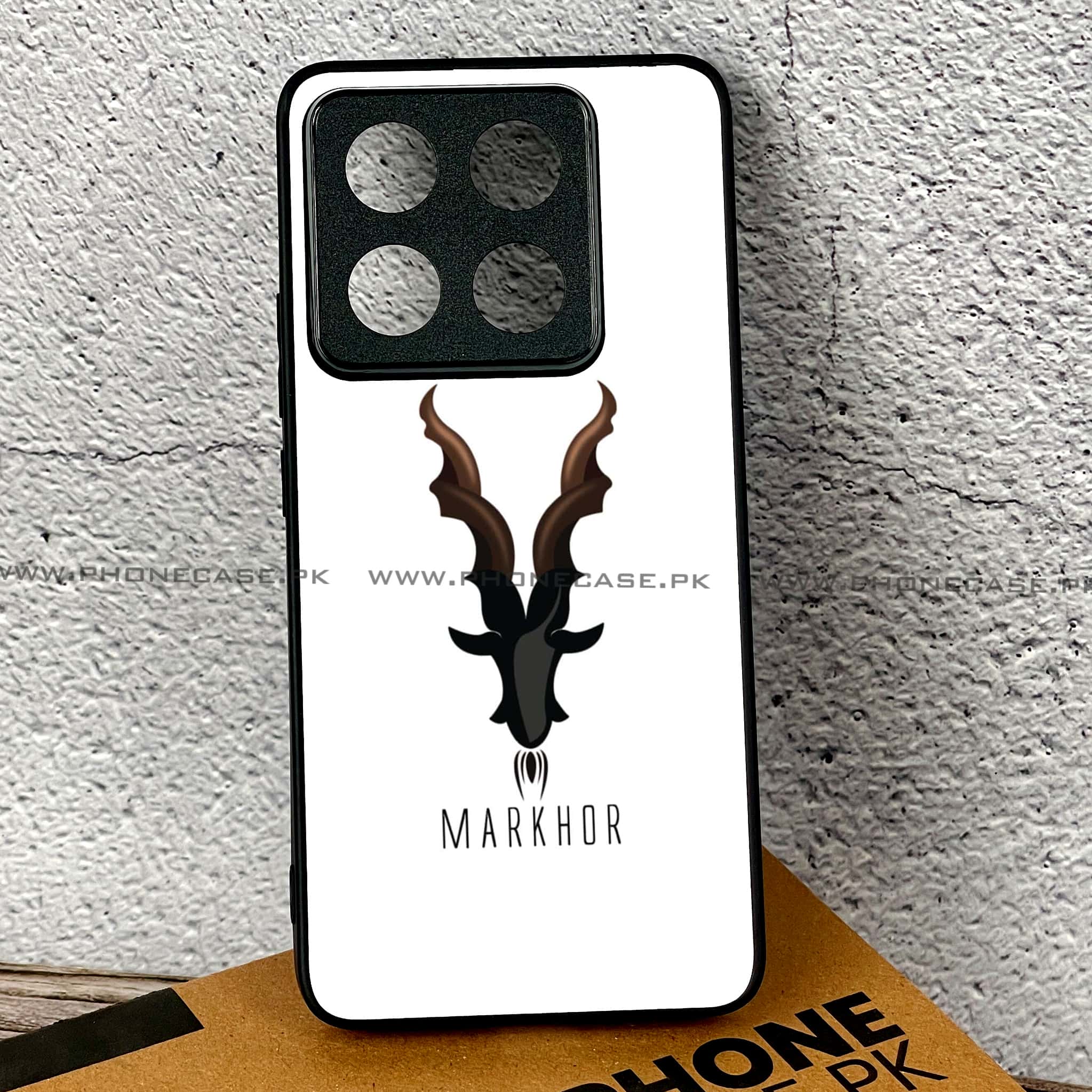 Xiaomi 14T Pro - Markhor Series - Premium Printed Glass soft Bumper shock Proof Case