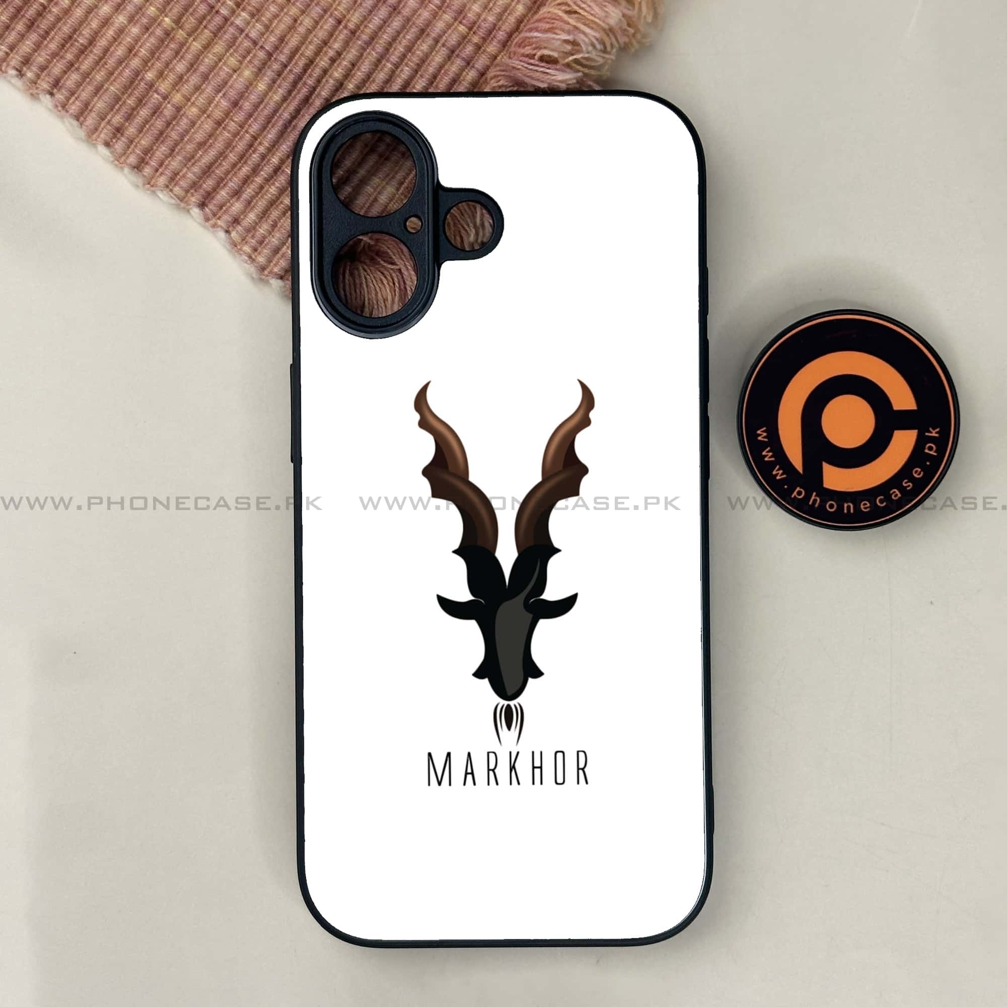 iPhone 17 - Markhor Series - Premium Printed Glass soft Bumper shock Proof Case