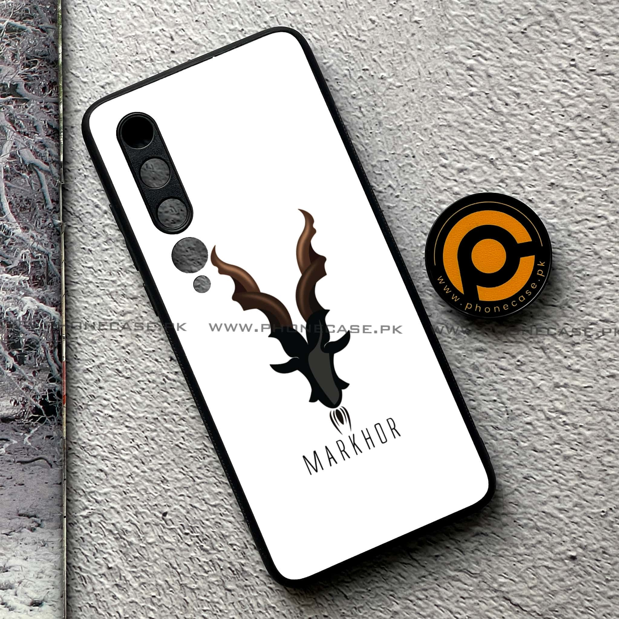 Xiaomi Mi 10 - Markhor Series - Premium Printed Glass soft Bumper shock Proof Case