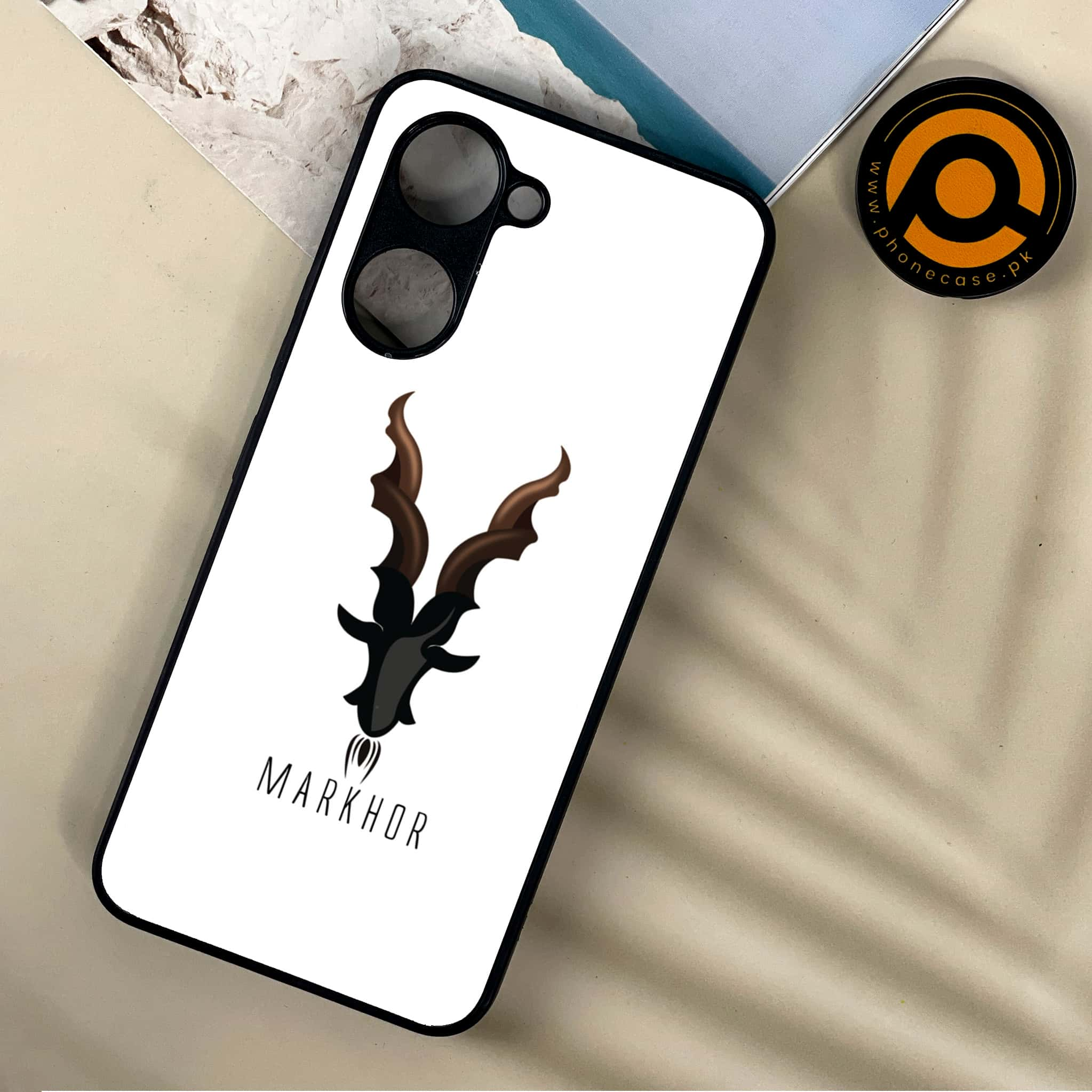 Vivo Y03 - Markhor Series - Premium Printed Metal soft Bumper shock Proof Case