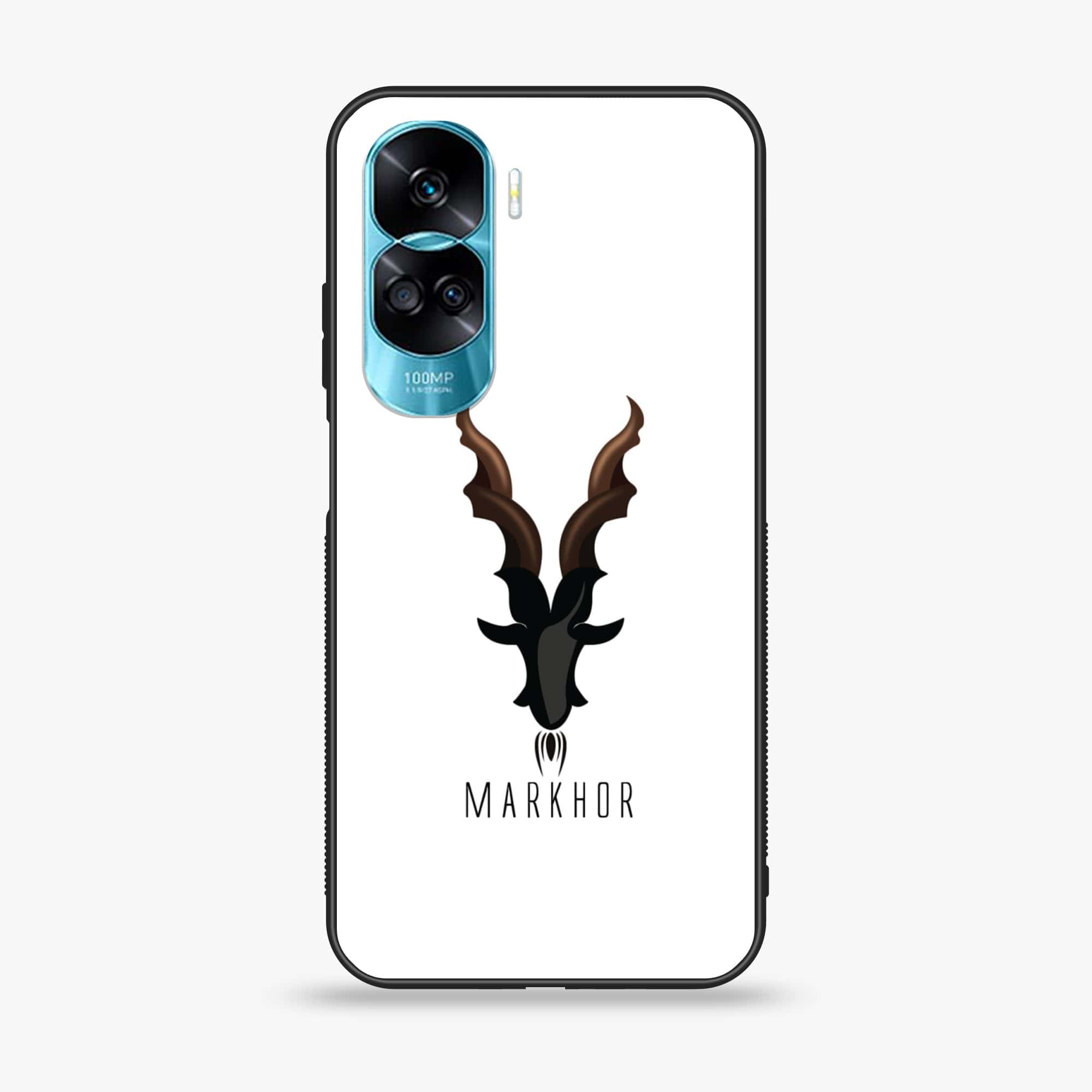 Honor 90 Lite - Markhor Series - Premium Printed Glass soft Bumper shock Proof Case