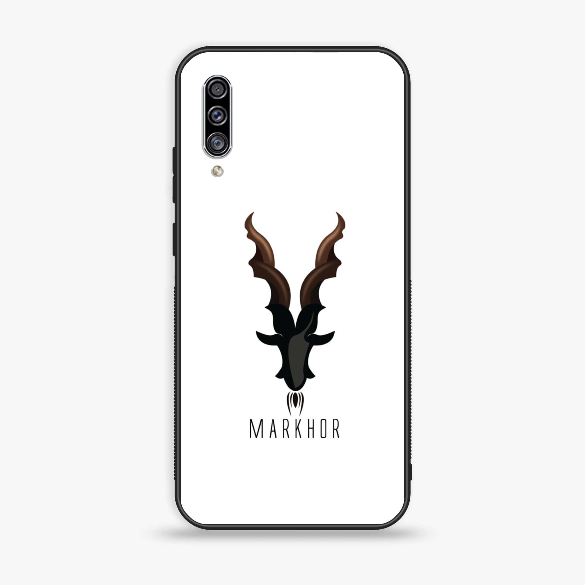 Galaxy A50/ A50s/ A30s - Markhor Series - Premium Printed Glass soft Bumper shock Proof Case