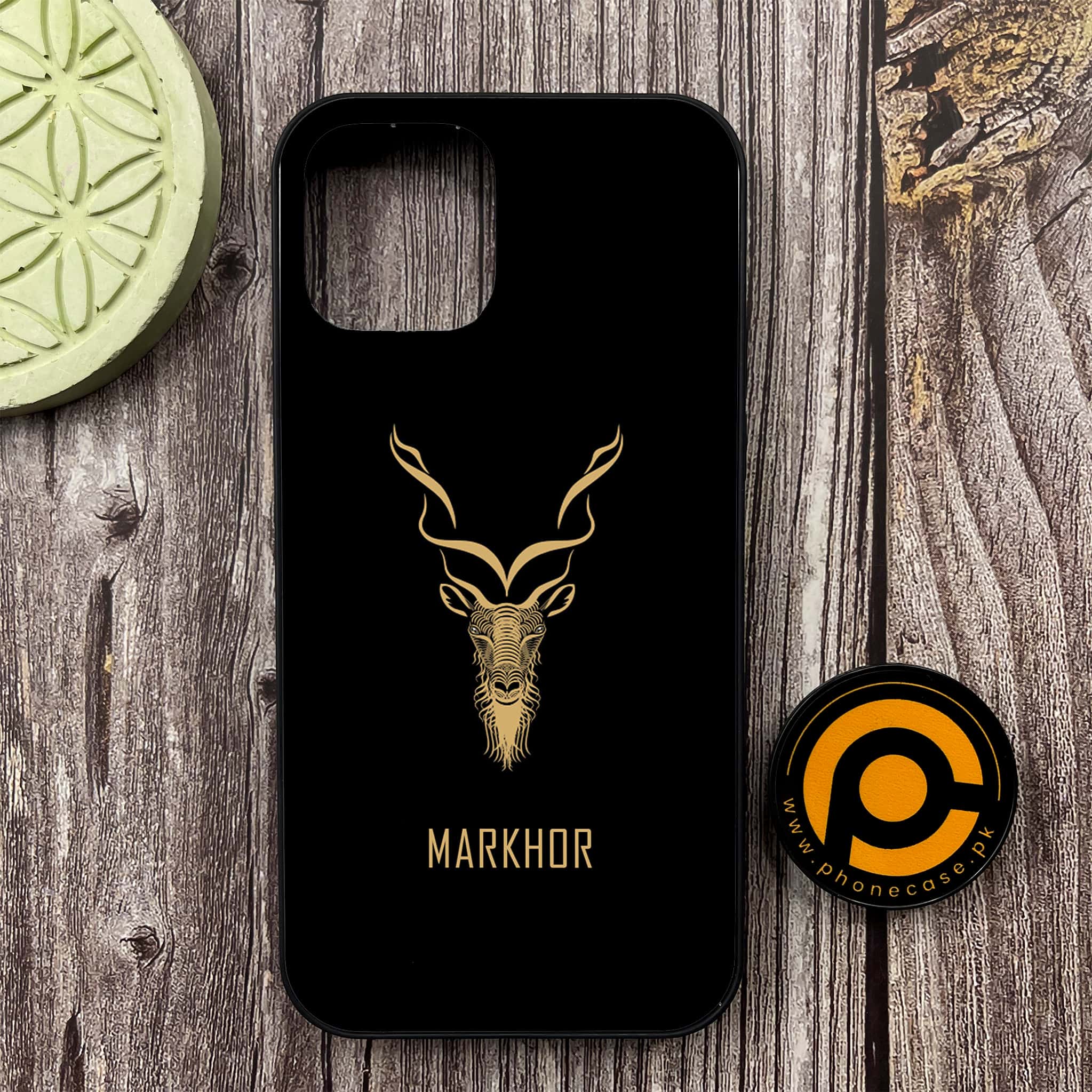iPhone 12 - Markhor Series - Premium Metal Printed soft Bumper shock Proof Case