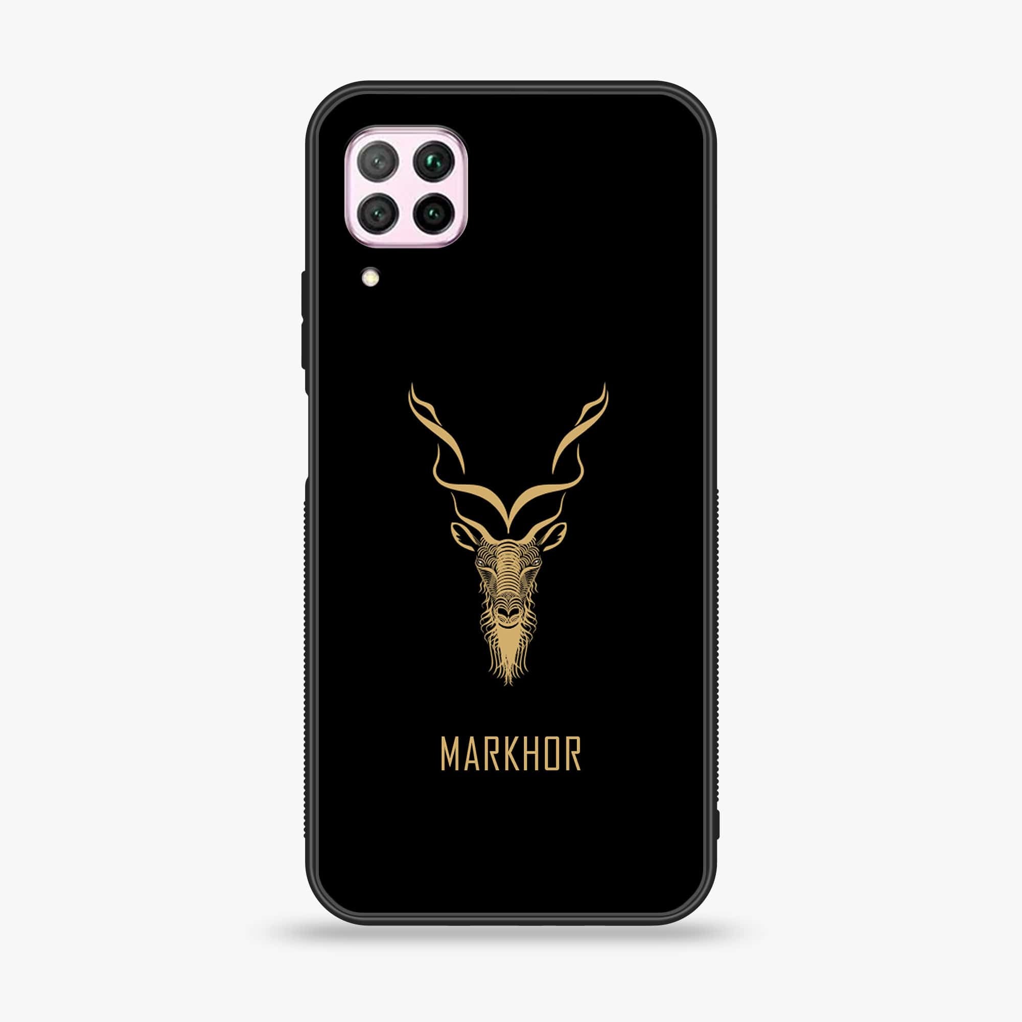 Huawei Nova 7i - Markhor Series - Premium Printed Glass soft Bumper shock Proof Case