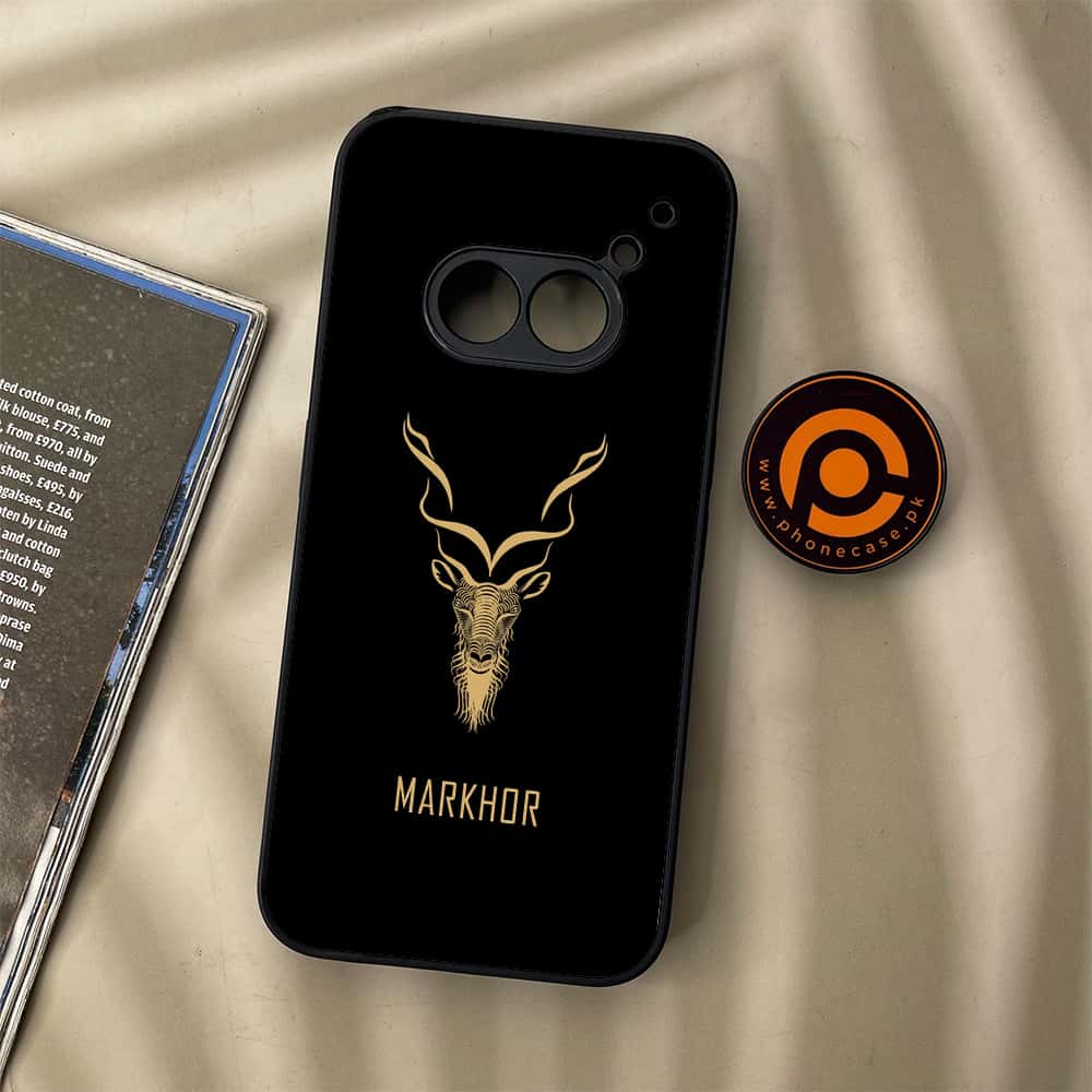 Nothing Phone (2a) - Markhor Series - Premium Metal Printed soft Bumper Shock Proof Case