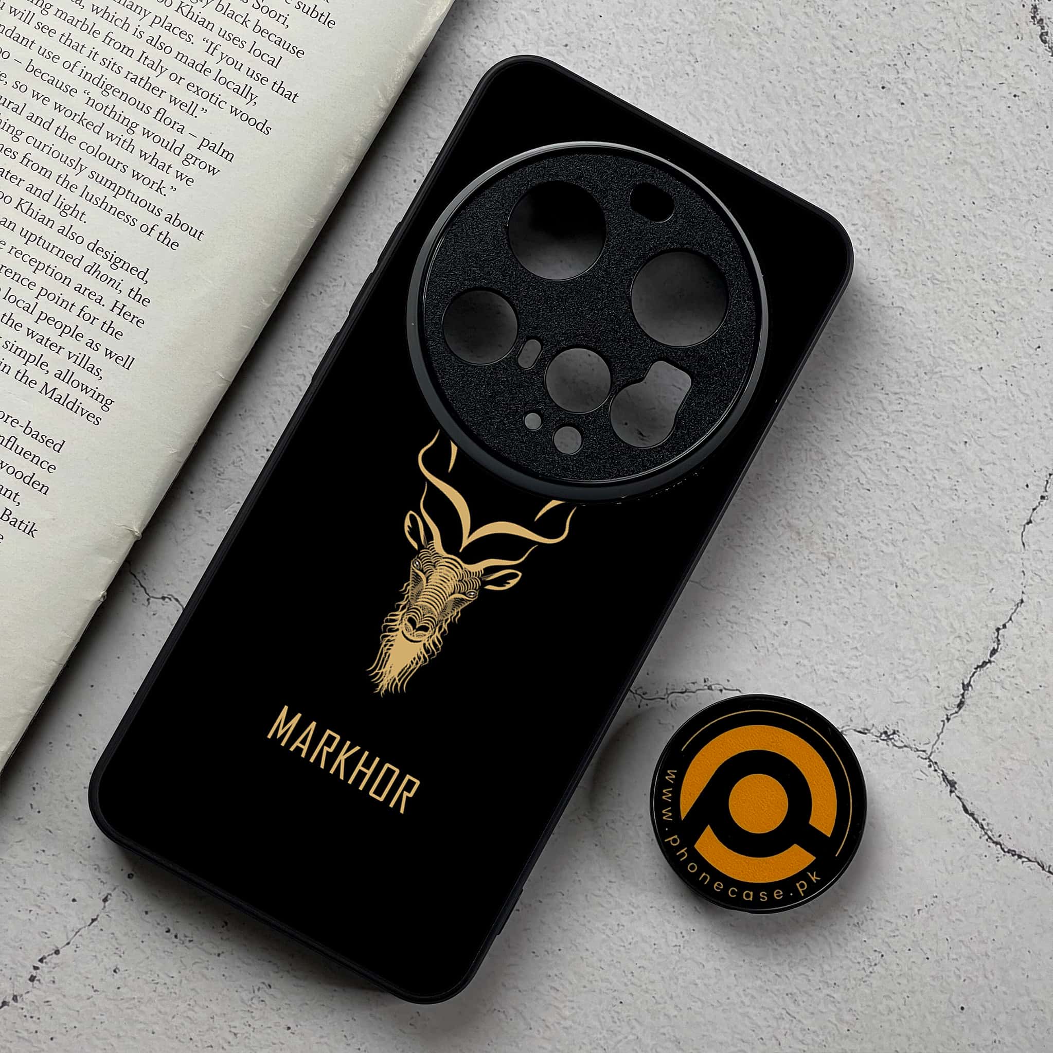 Xiaomi 15 Ultra - Markhor Series - Premium Metal Printed Soft Bumper Shockproof Case