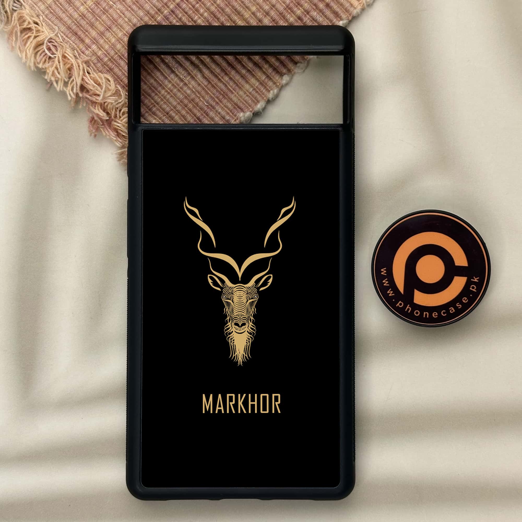Google Pixel 6 - Markhor Series - Premium Metal Printed soft Bumper Shock Proof Case
