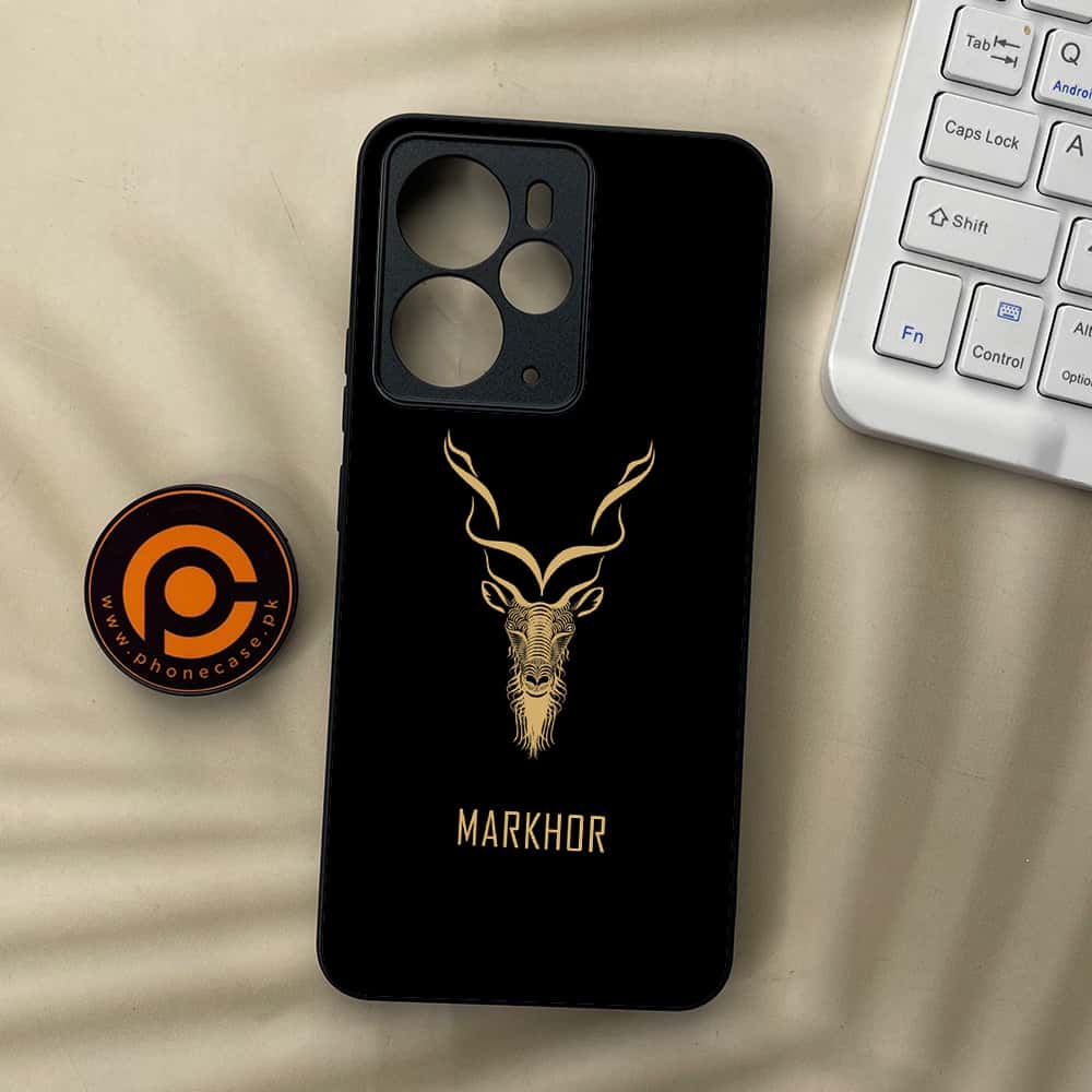 Realme 14 5G - Markhor Series - Premium Metal Printed soft Bumper Shock Proof Case