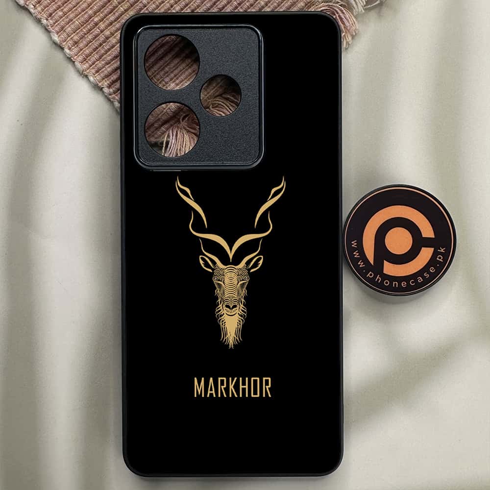 Realme GT 7 - Markhor Series - Premium Metal Printed soft Bumper shock Proof Case