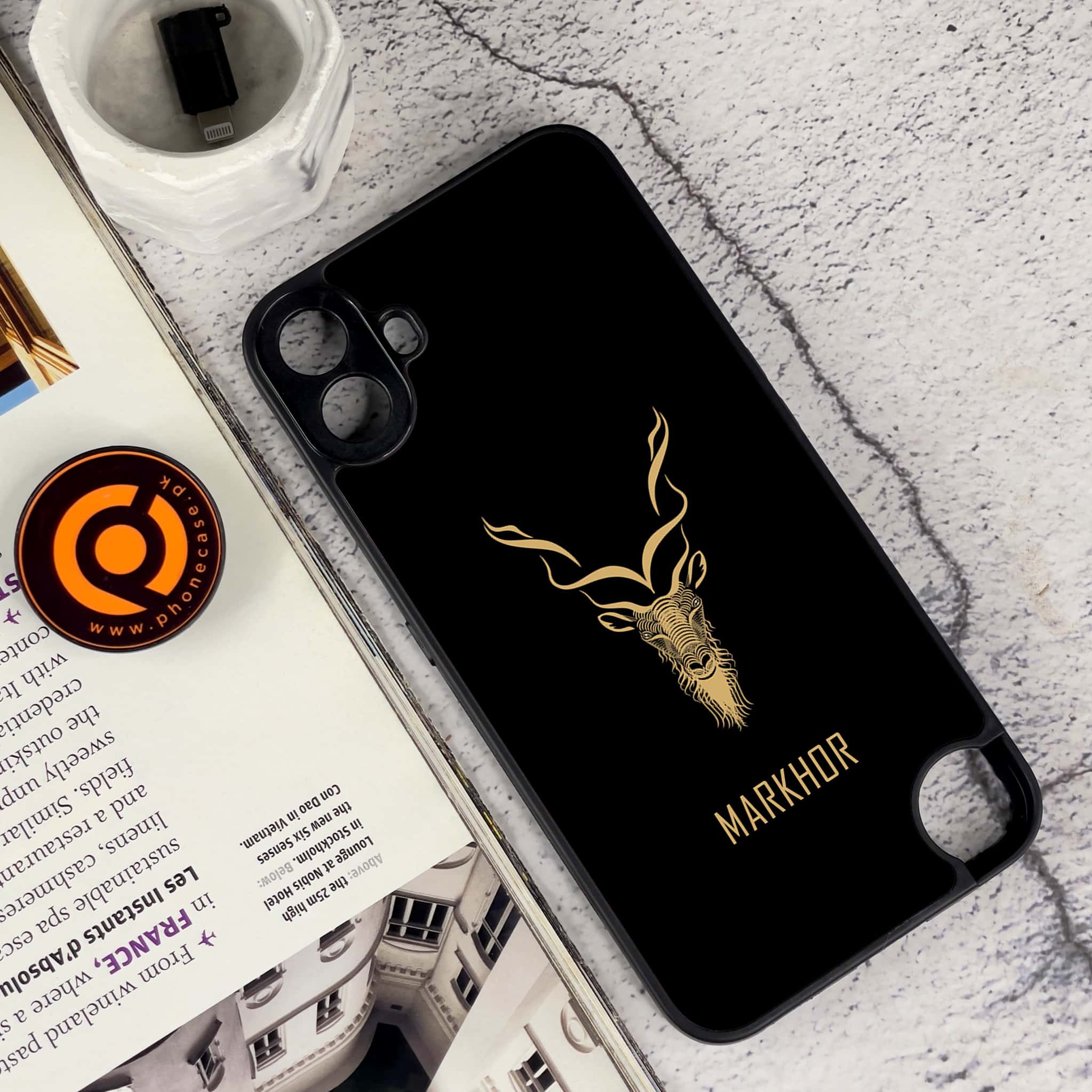 Nothing CMF Phone 1 - Markhor Series - Premium Metal Printed soft Bumper Shock Proof Case