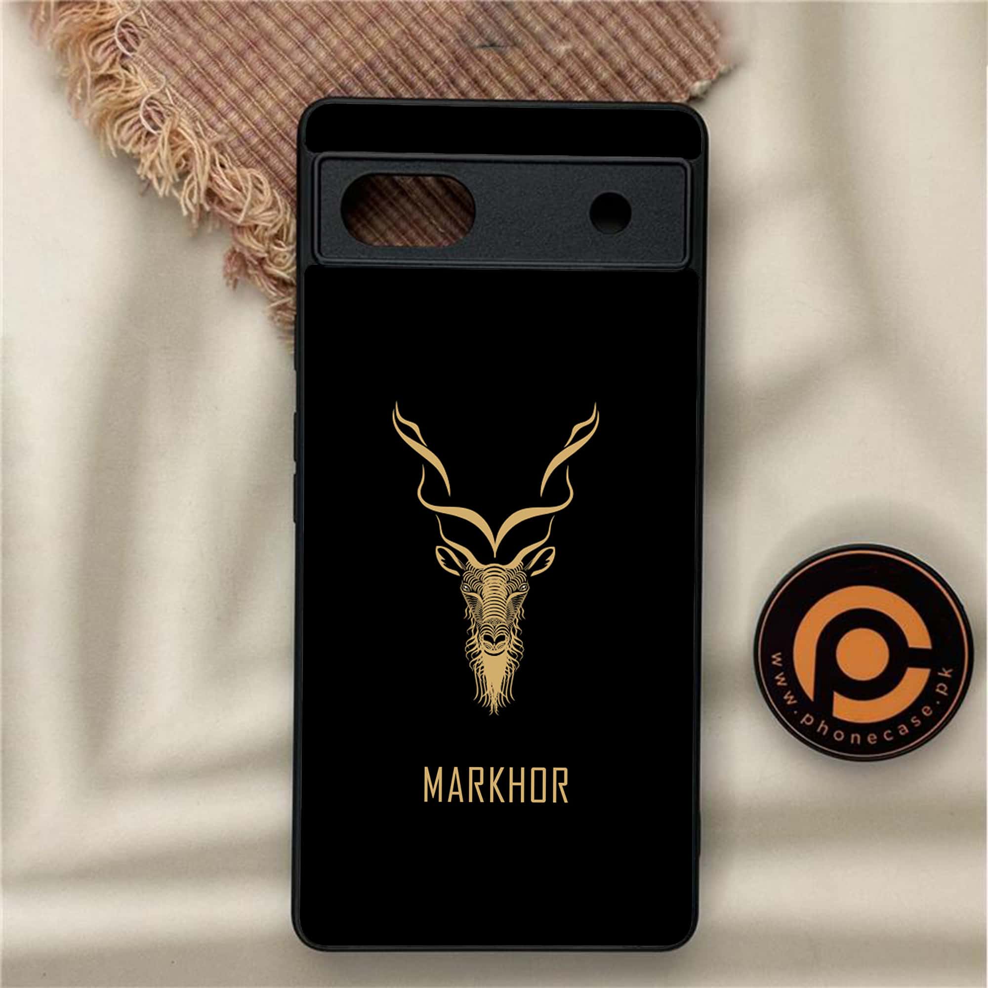 Google Pixel 6A - Markhor Series - Premium Metal Printed soft Bumper Shock Proof Case
