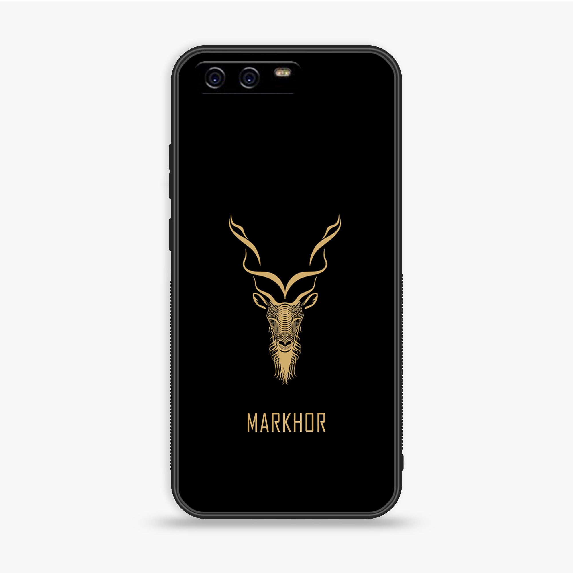 Huawei P10 Plus - Markhor Series - Premium Printed Glass soft Bumper shock Proof Case