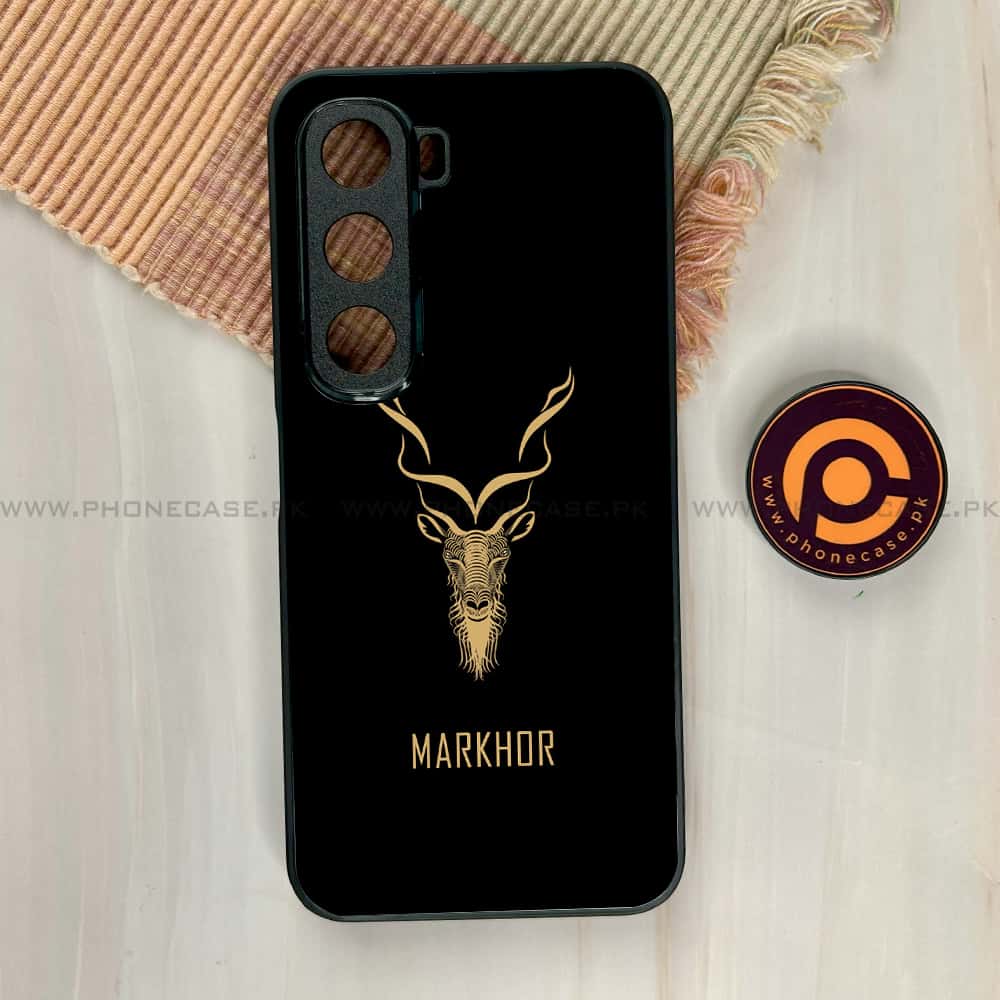 Infinix Hot 60i - Markhor Series - Premium Metal Printed soft Bumper shock Proof Case