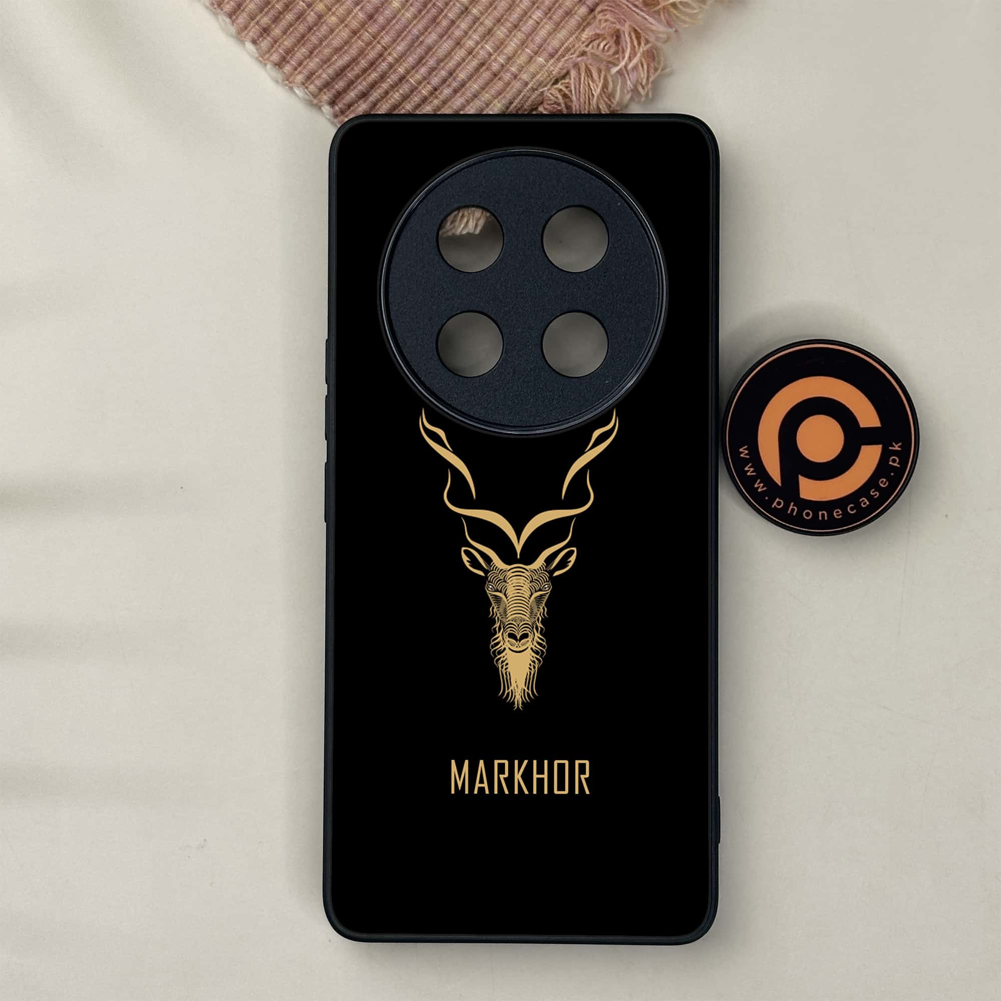 Honor X9c 5G - Markhor Series - Premium Metal Printed soft Bumper shock Proof Case