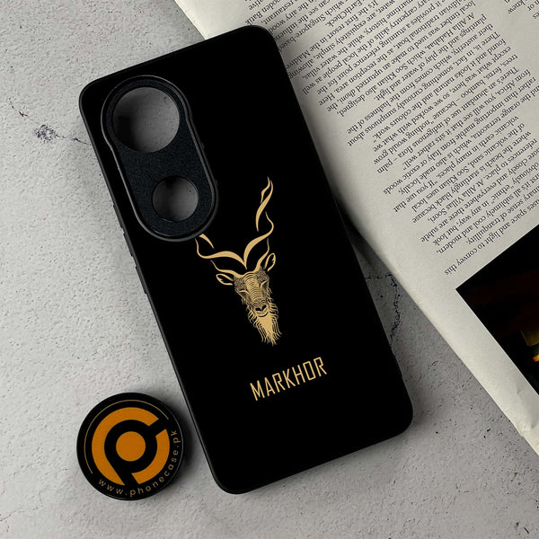Vivo V50 - Markhor  Design 3 - Premium Metal Printed Soft Bumper Shockproof Case  CS-31845 CS-32911 CS-35431