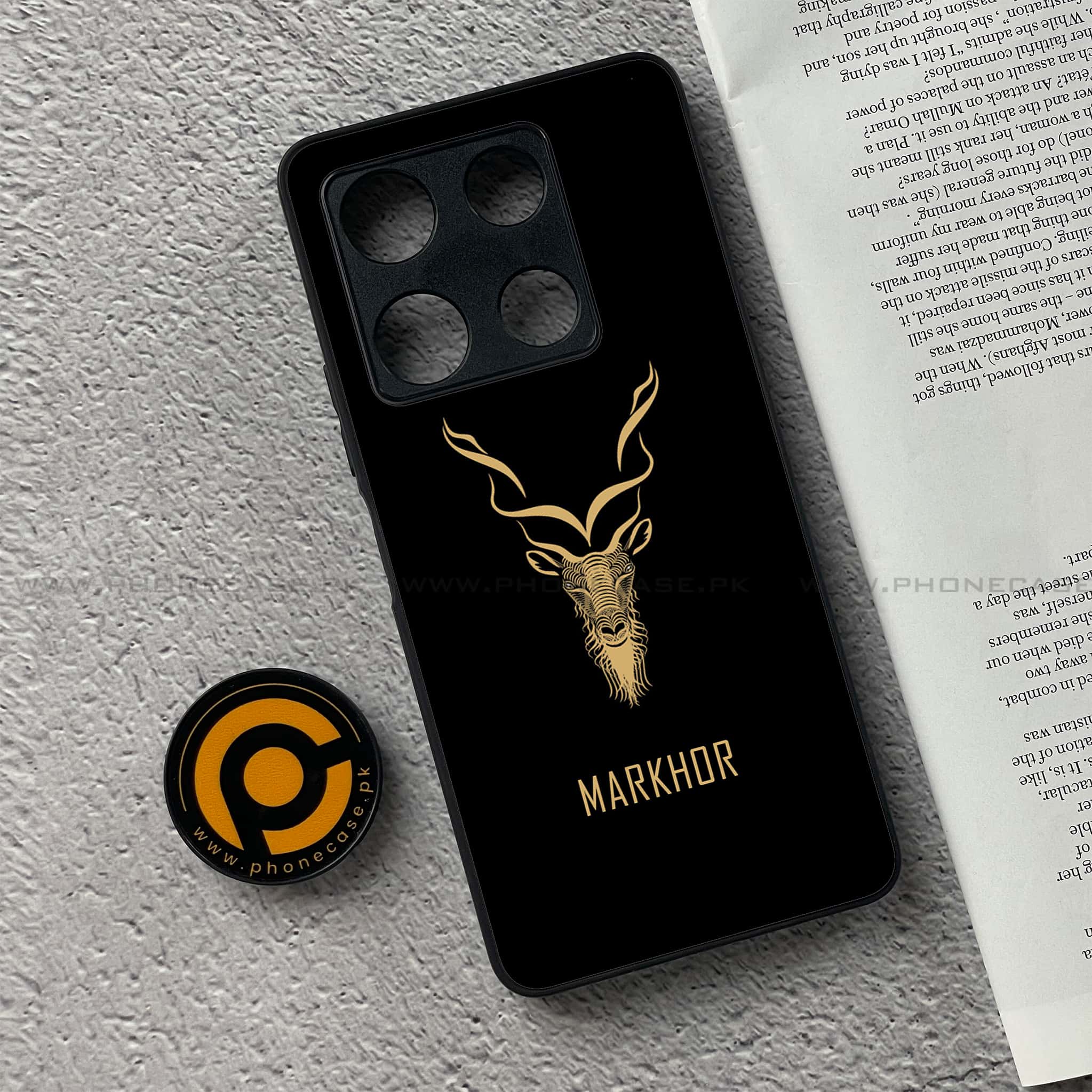 Infinix Note 30 Pro - Markhor Series - Premium Metal Printed soft Bumper shock Proof Case