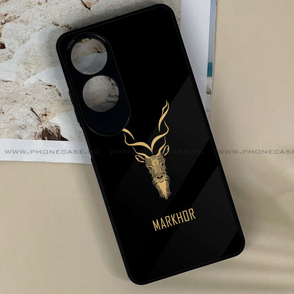 Oppo A60 - Markhor Design 3 - Premium Printed Metal soft Bumper shock Proof Case CS-17769