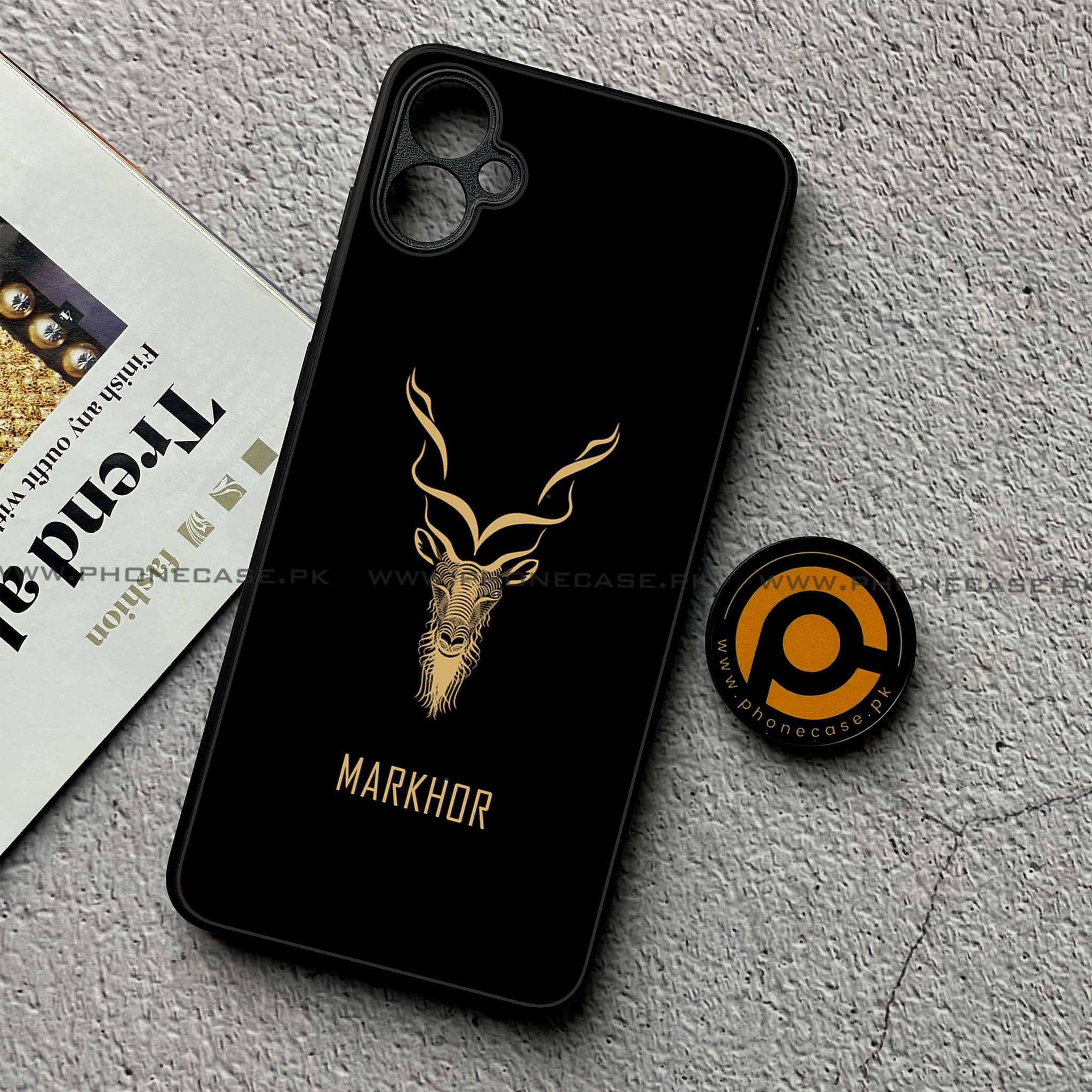 Samsung Galaxy A05 - Markhor Series - Premium Metal Printed soft Bumper shock Proof Case