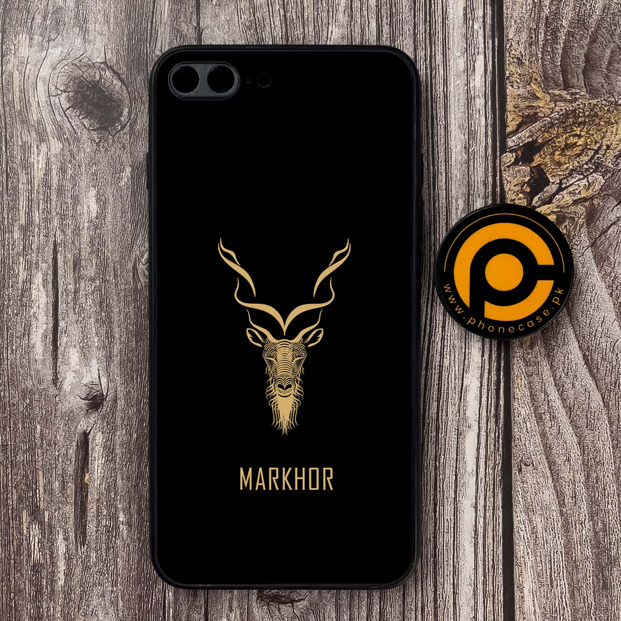 iPhone 7 Plus  - Markhor Series - Premium Metal Printed soft Bumper shock Proof Case