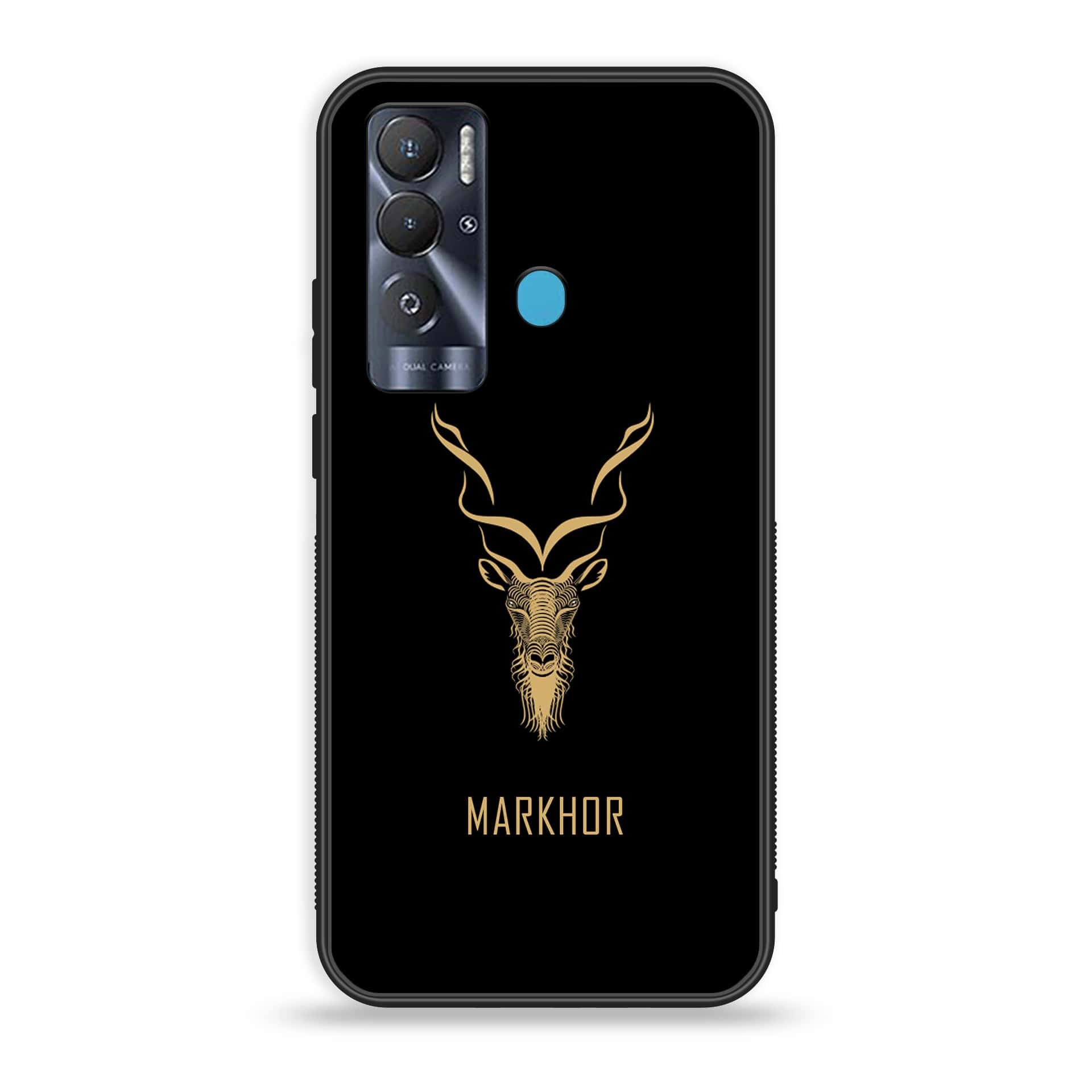 Tecno Pova Neo Markhor Series  Premium Printed Glass soft Bumper shock Proof Case