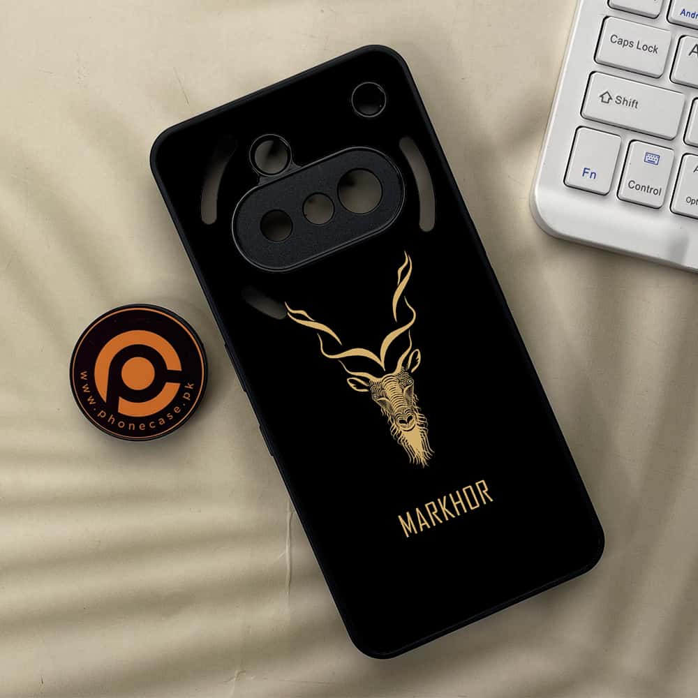 Nothing Phone 3a - Markhor Series - Premium Metal  Printed soft Bumper shock Proof Case