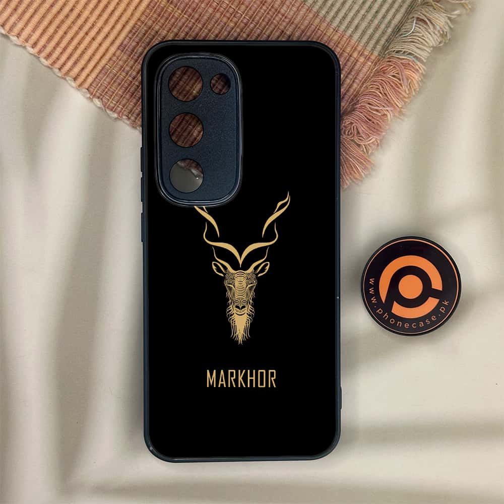 Tecno Spark 40 Pro Plus - Markhor Series - Premium Metal Printed soft Bumper shock Proof Case